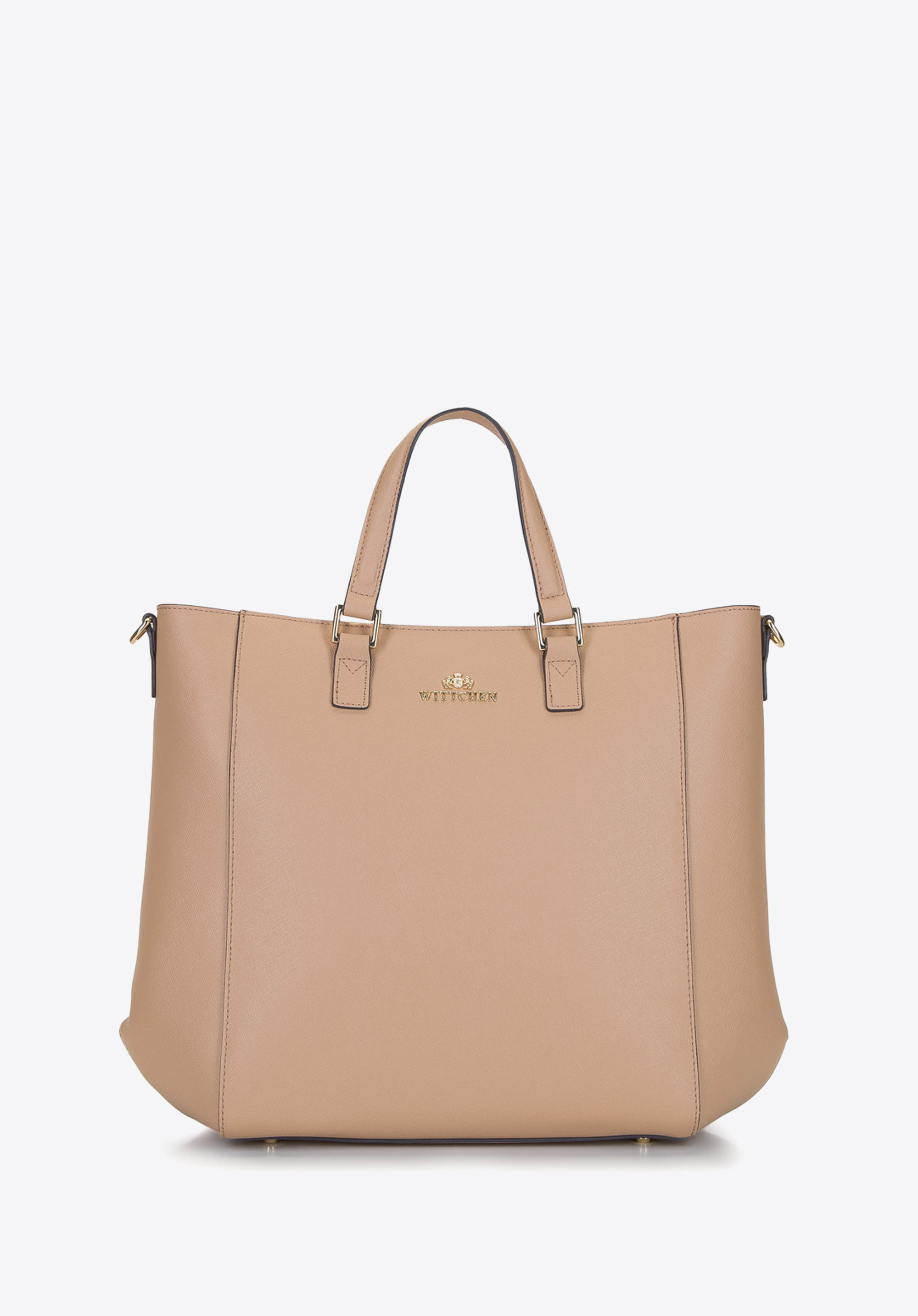 KLASSISCHE SHOPPER-TASCHE AUS ECHTLEDER