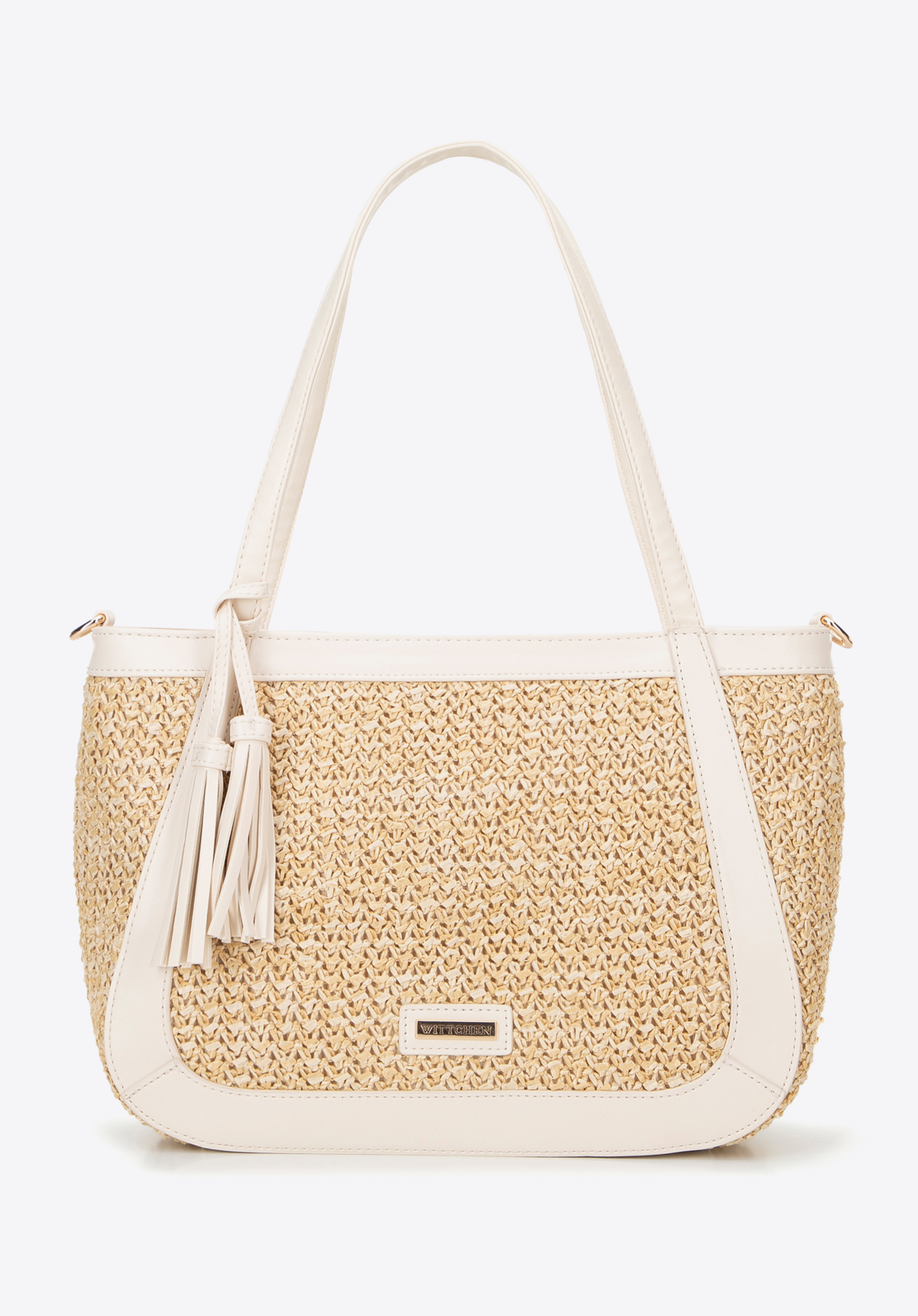 Umhängetasche für Damen, Beige-Creme, 100-4Y-406-90, Bild 1