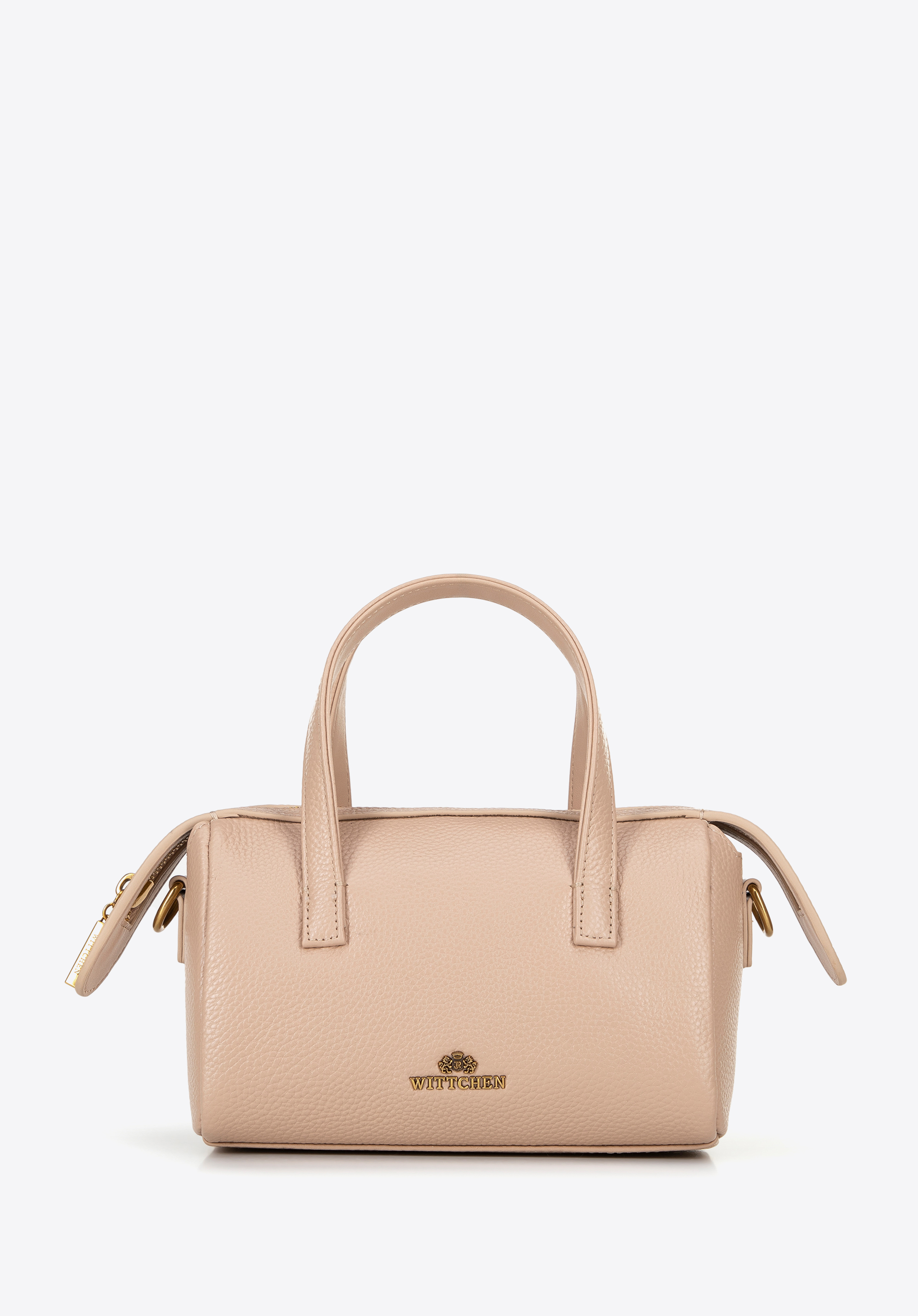 Damen Leder-Tasche, beige, 100-4E-212-9, Bild 1