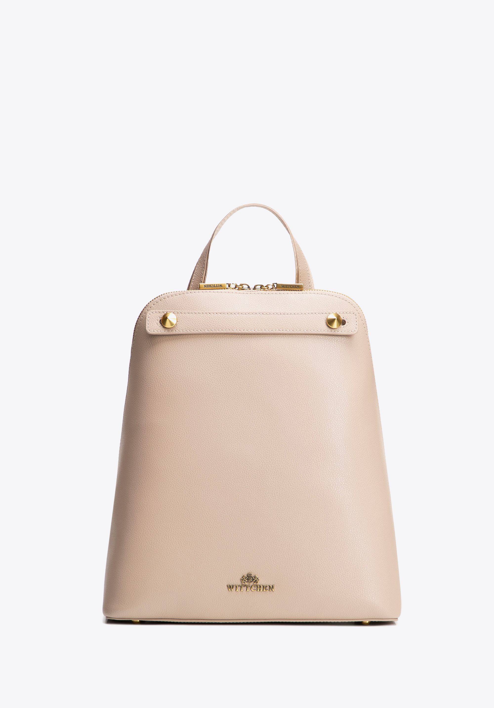 Damen Lederrucksack, beige, 100-4E-601-9, Bild 1