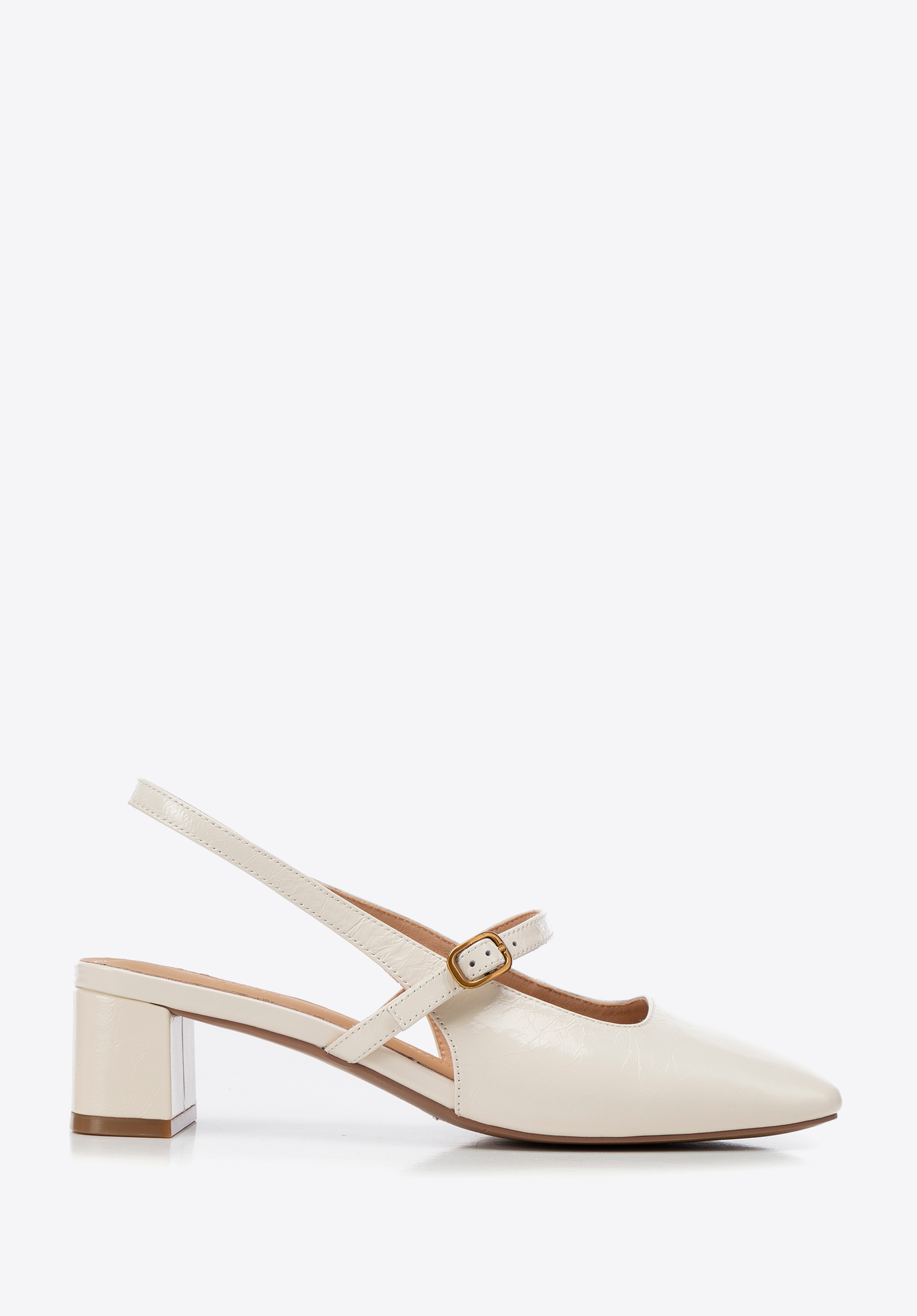 Damen Mary Jane niedrige Stiletto Pumps, beige, 100-D-954-9-38, Bild 1