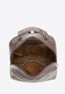 Damen-Rucksack aus gestepptem Öko-Leder, beige, 97-4Y-620-5, Bild 3
