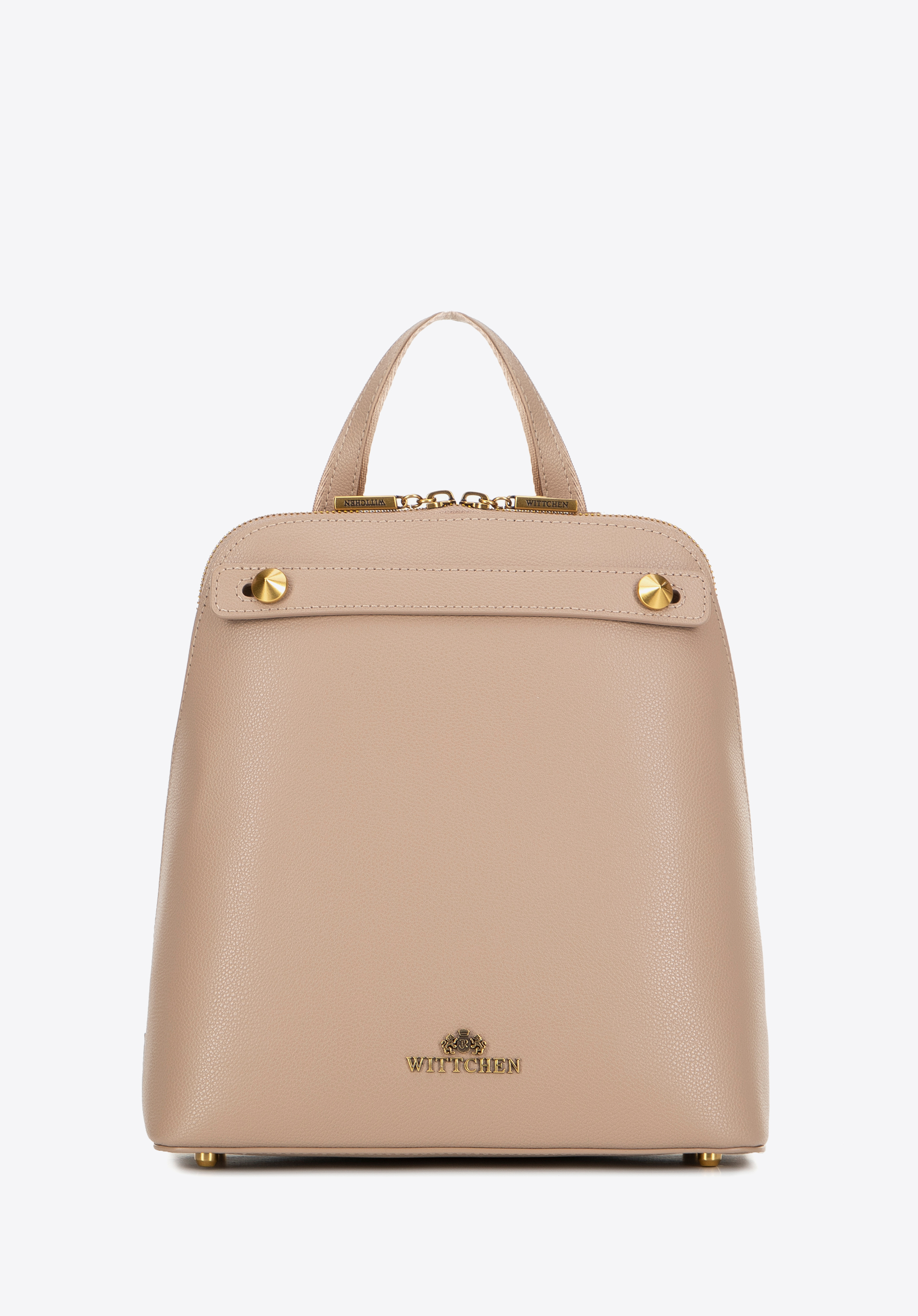 Damen-Rucksack aus Leder, beige, 100-4E-600-9, Bild 1