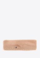 Damen-Stirnband aus Kunstfell, beige, 97-7F-200-8, Bild 1