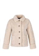 Damenjacke aus Lammfellimitat, beige, 97-9W-002-5-L, Bild 30