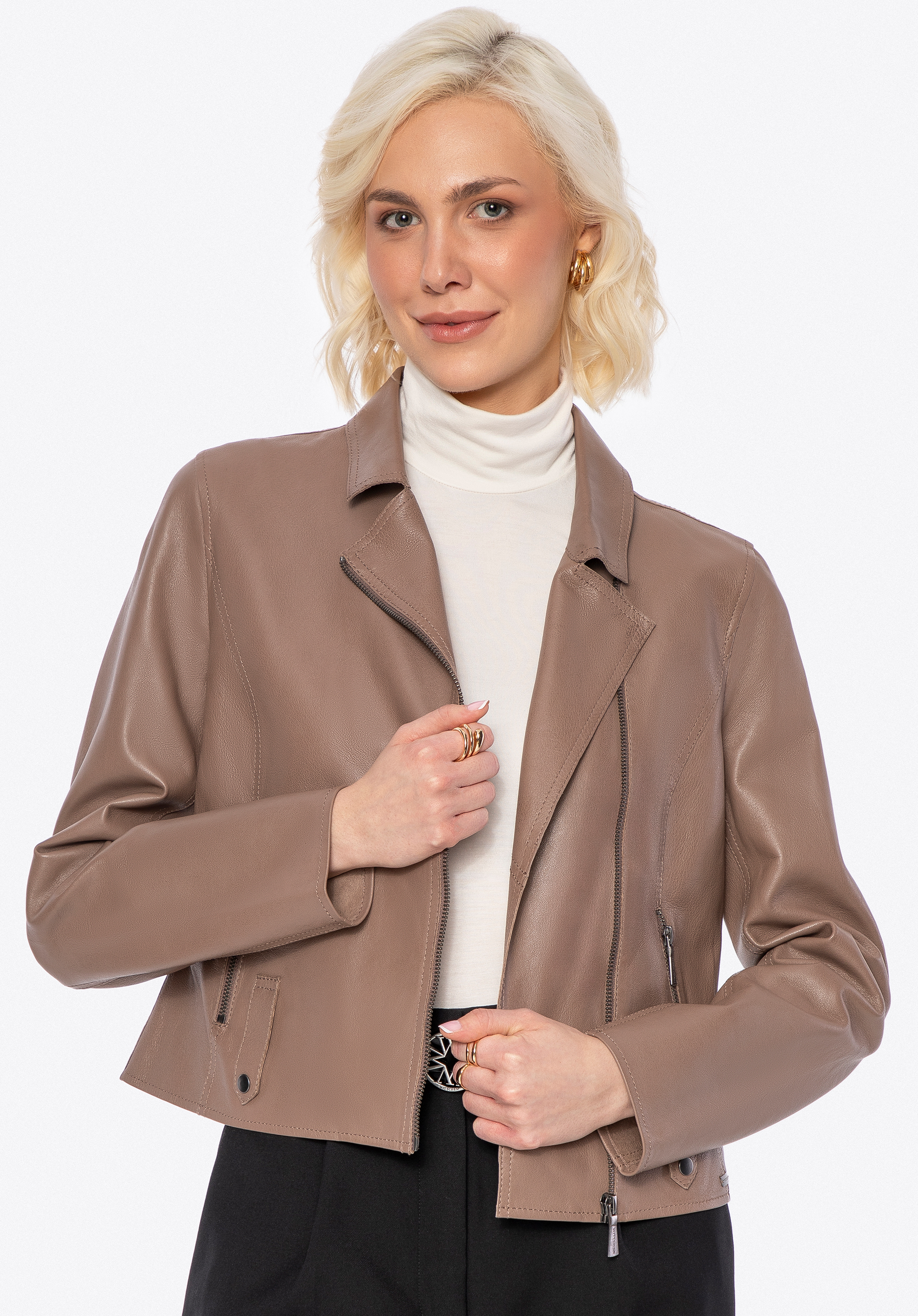 Damenjacke aus Schaffell, beige, 100-09-400-9-L, Bild 1