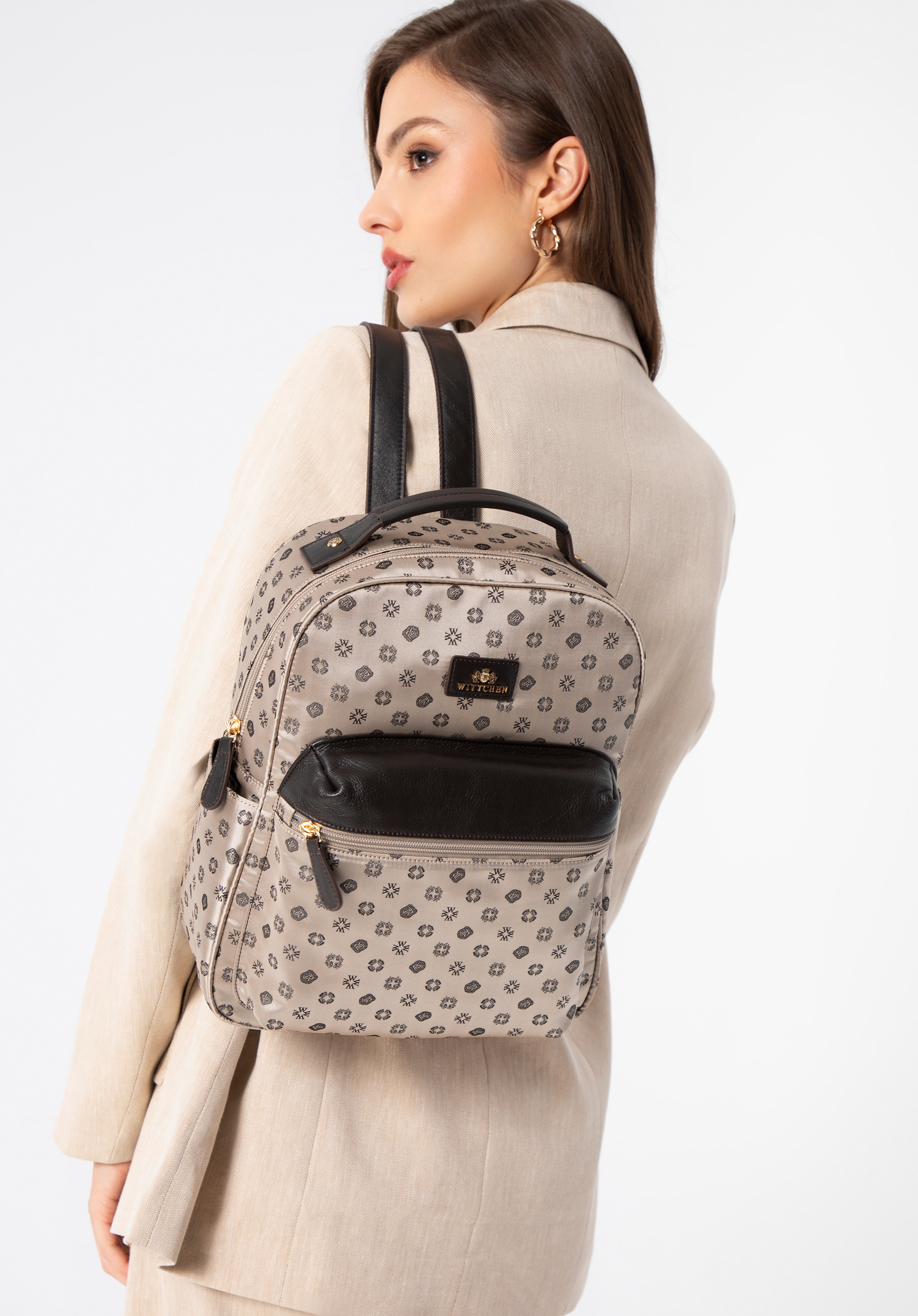 Eleganter Urban-Rucksack für Damen, beige, 98-4E-906-8, Bild 1