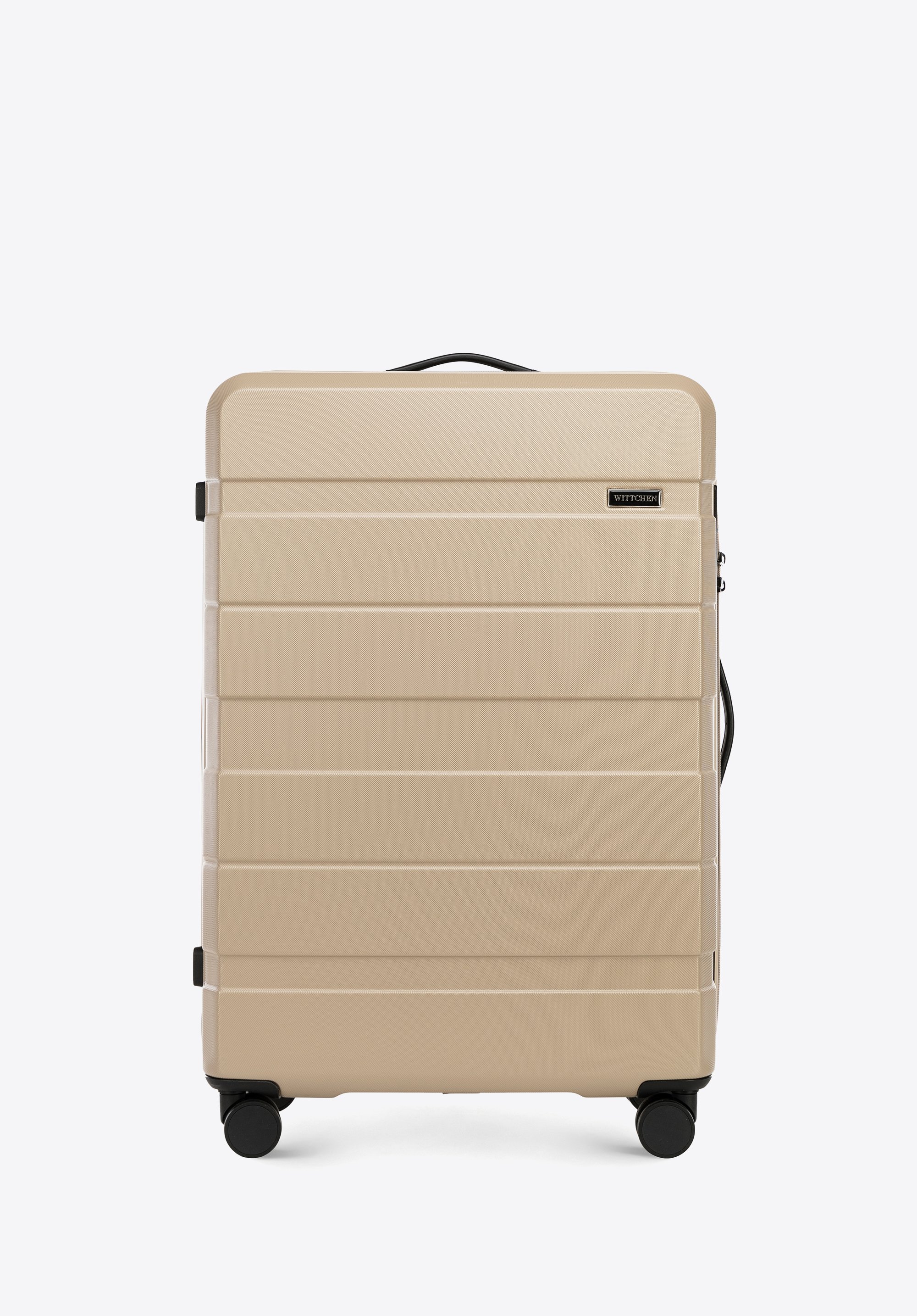 Großer Koffer aus ABS, beige, 56-3A-103-22, Bild 1