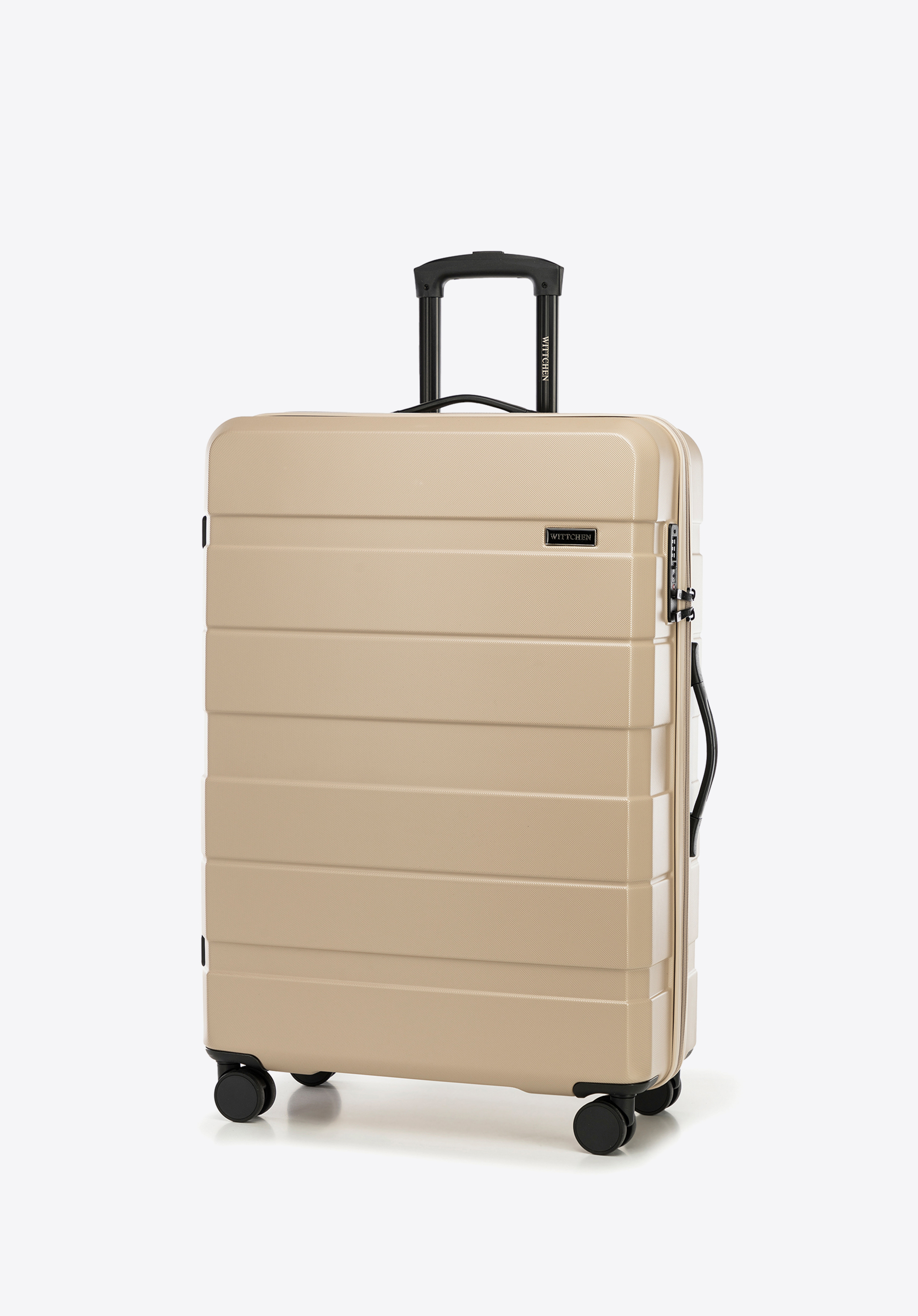 Großer Koffer aus ABS, beige, 56-3A-103-22, Bild 1