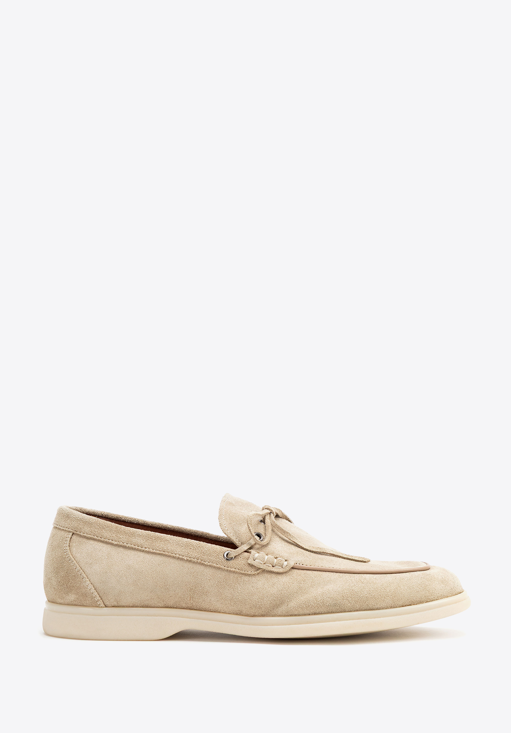 Herren-Loafer aus Wildleder, beige, 100-M-502-9-45, Bild 1