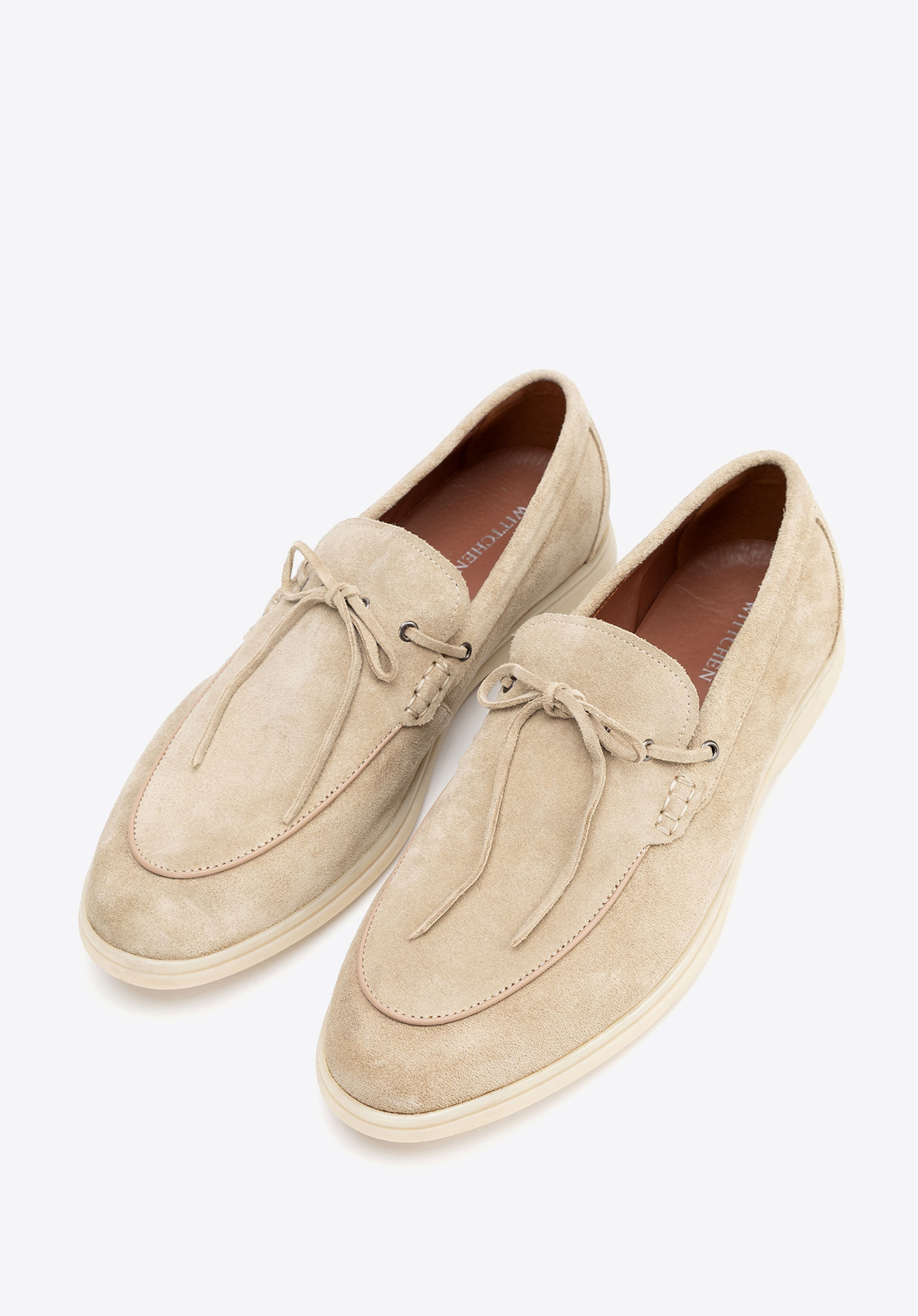 Herren-Loafer aus Wildleder, beige, 100-M-502-9-40, Bild 1