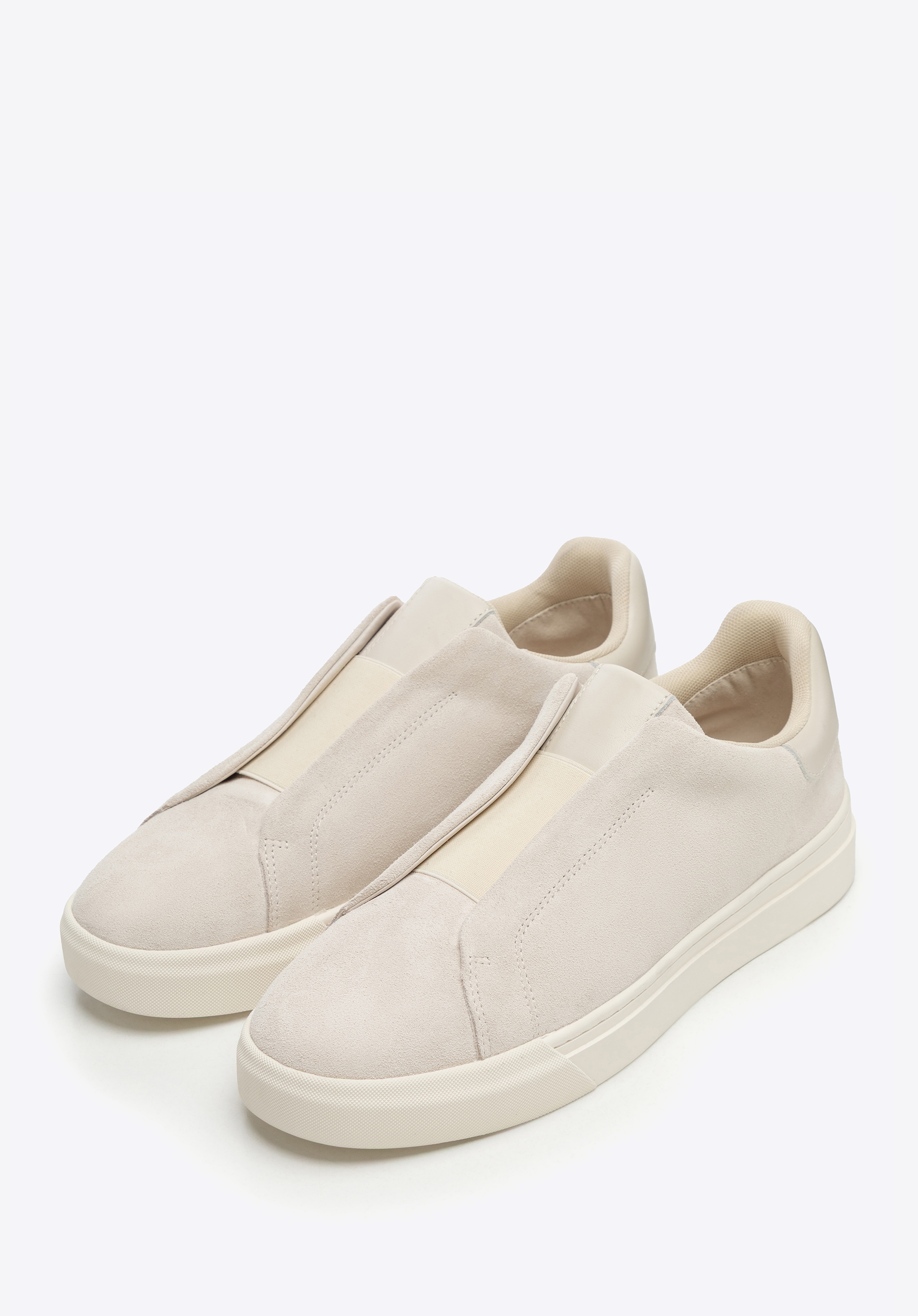 Herren-Sneaker aus Wildleder, beige, 101-M-511-9-39, Bild 1