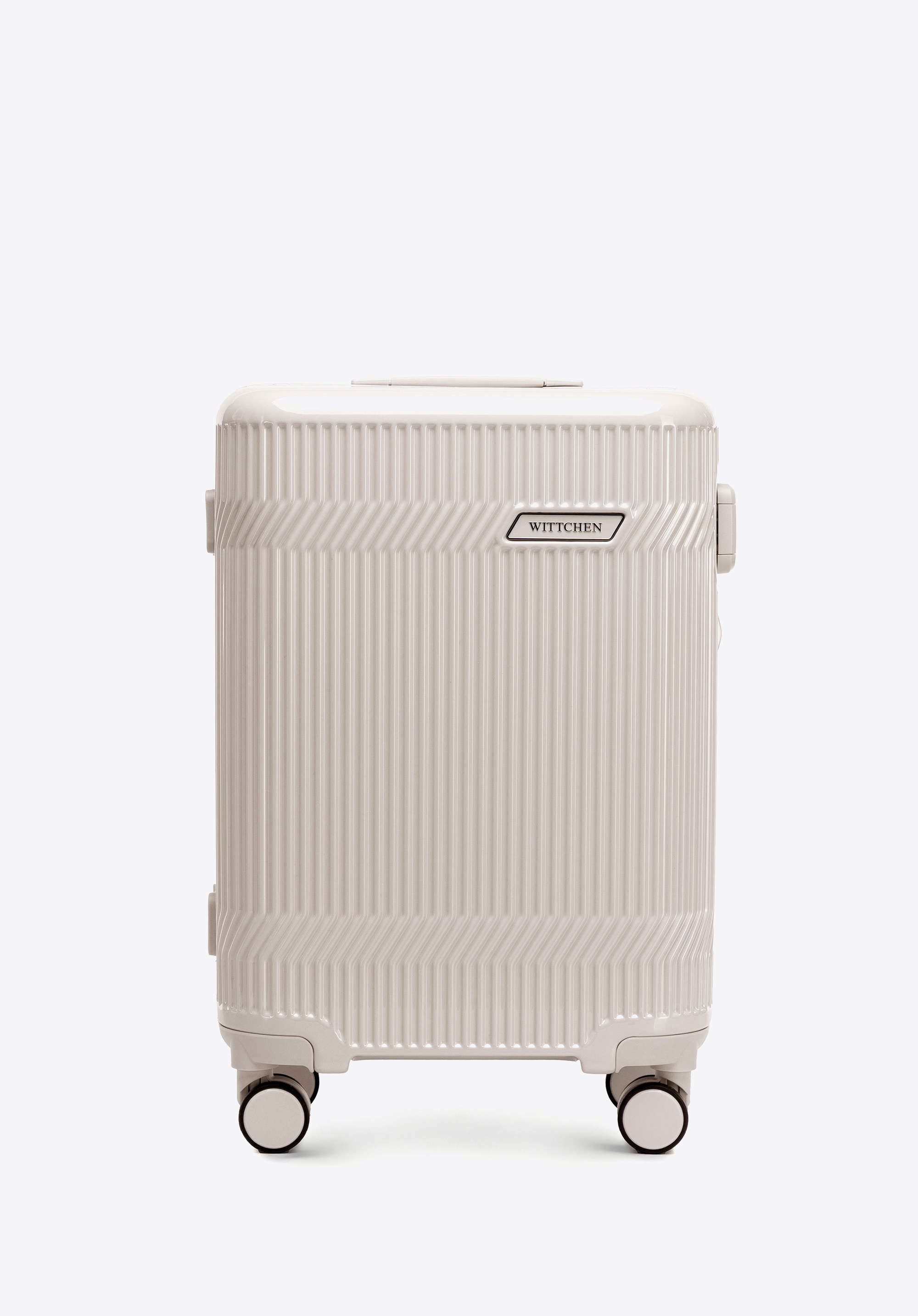 Kabinenkoffer aus Polycarbonat mit glänzender Oberfläche, beige, 56-3P-011-01, Bild 1