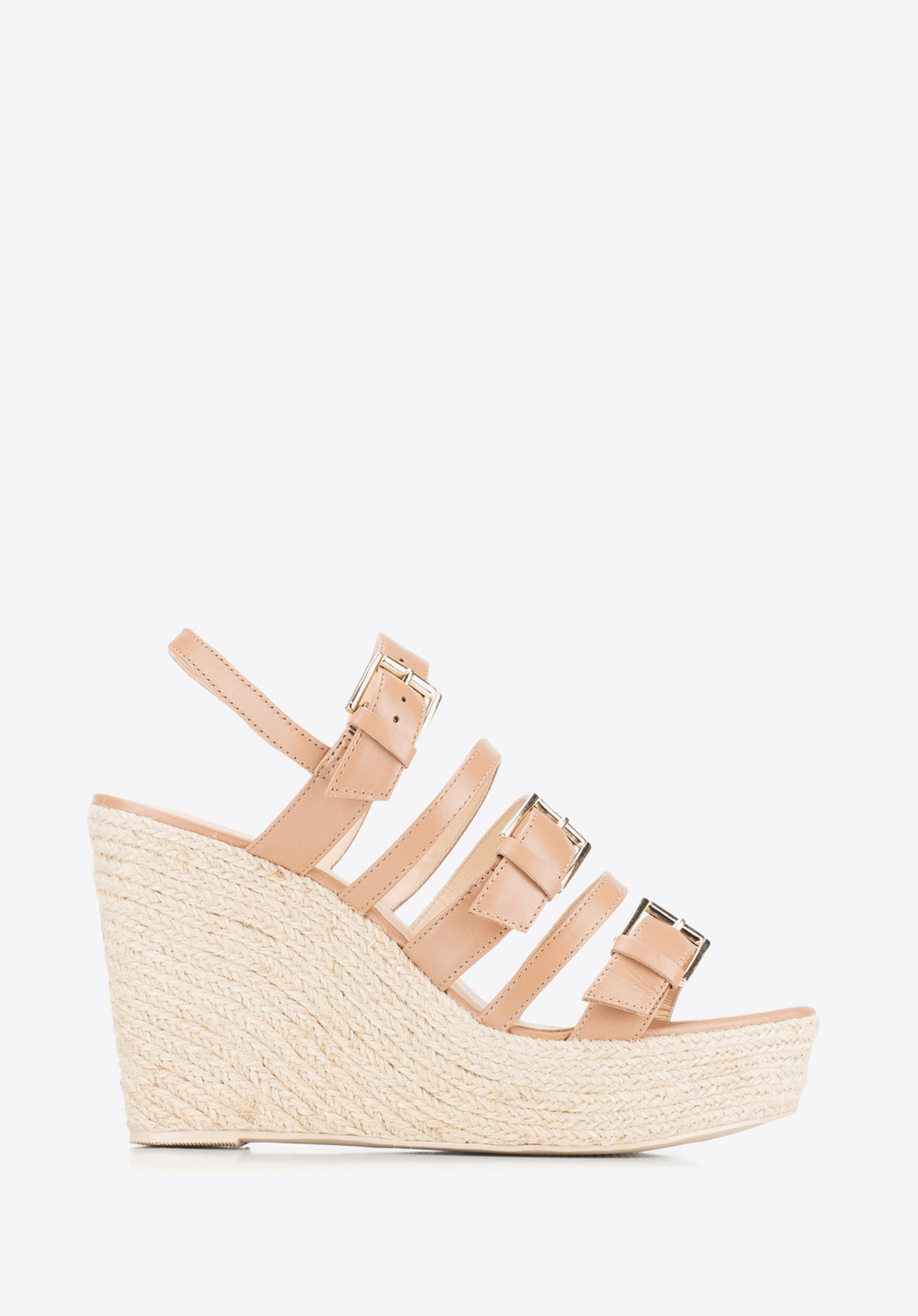 KEILSANDALETTE, beige, 88-D-750-9-39, Bild 1