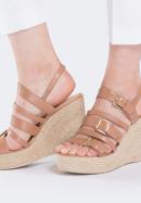 KEILSANDALETTE, beige, 88-D-750-9-40, Bild 3