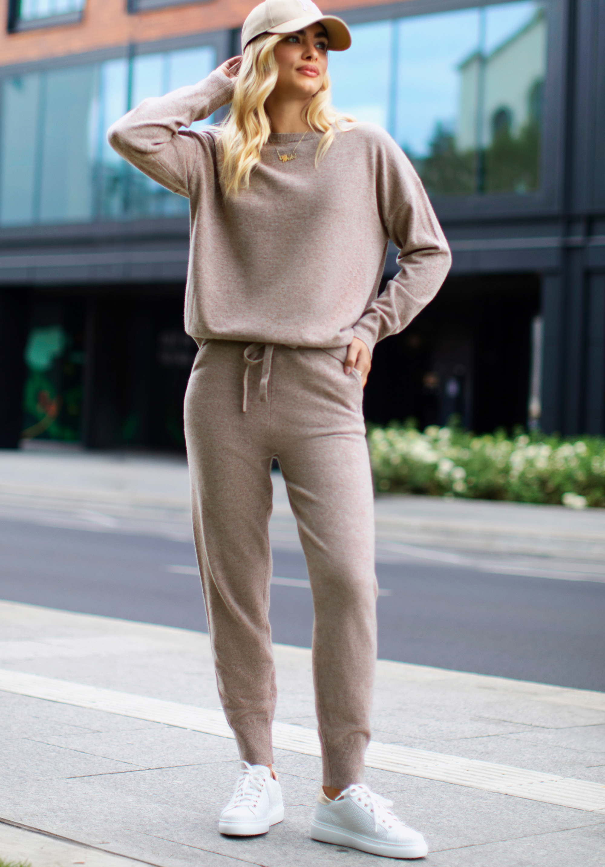 Loungewear-Set aus Wolle für Damen, beige, 29-99-001-9-L_XL, Bild 1