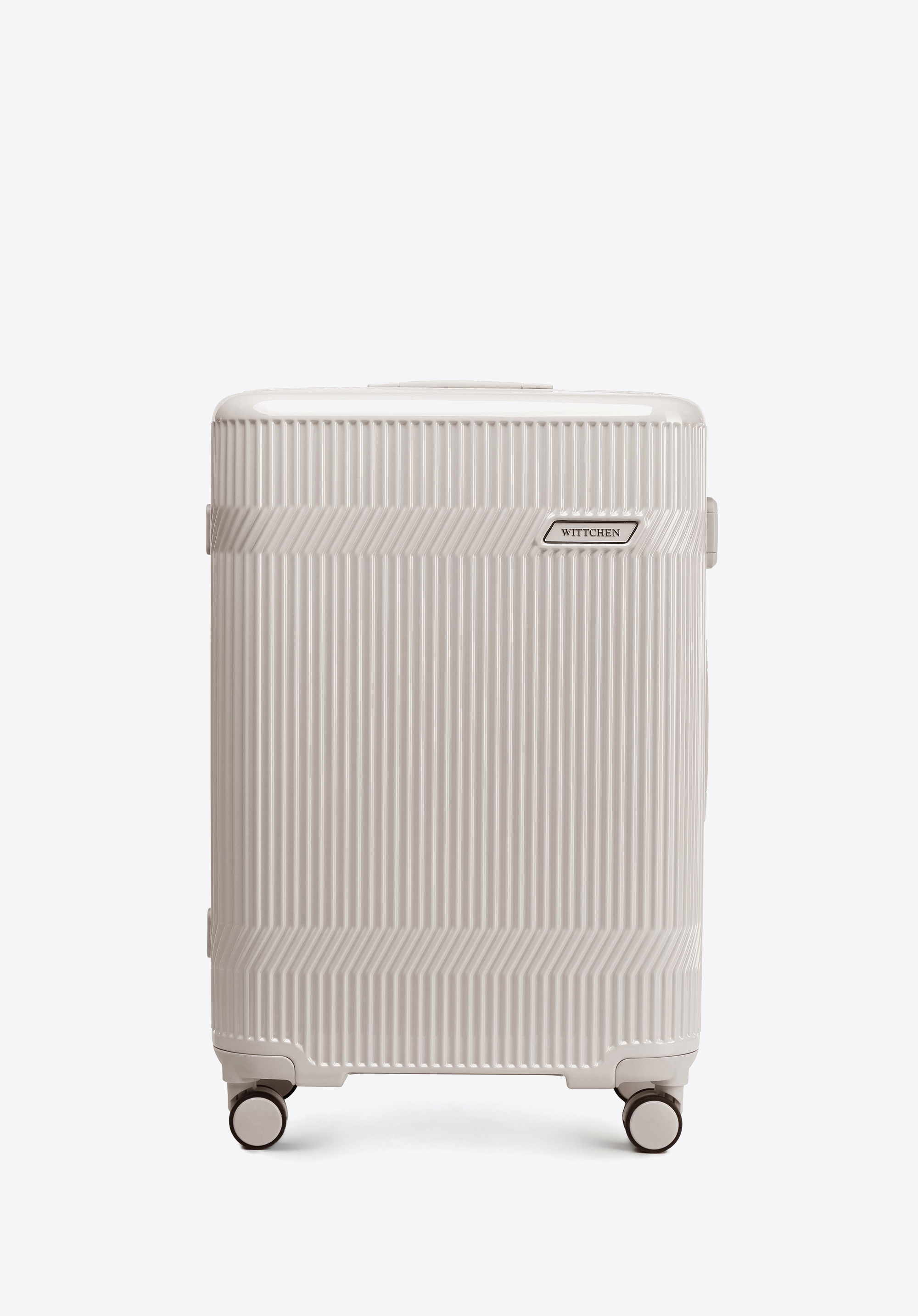 Polycarbonat-Gepäckset mit Hochglanzfinish, beige, 56-3P-01S-01, Bild 1