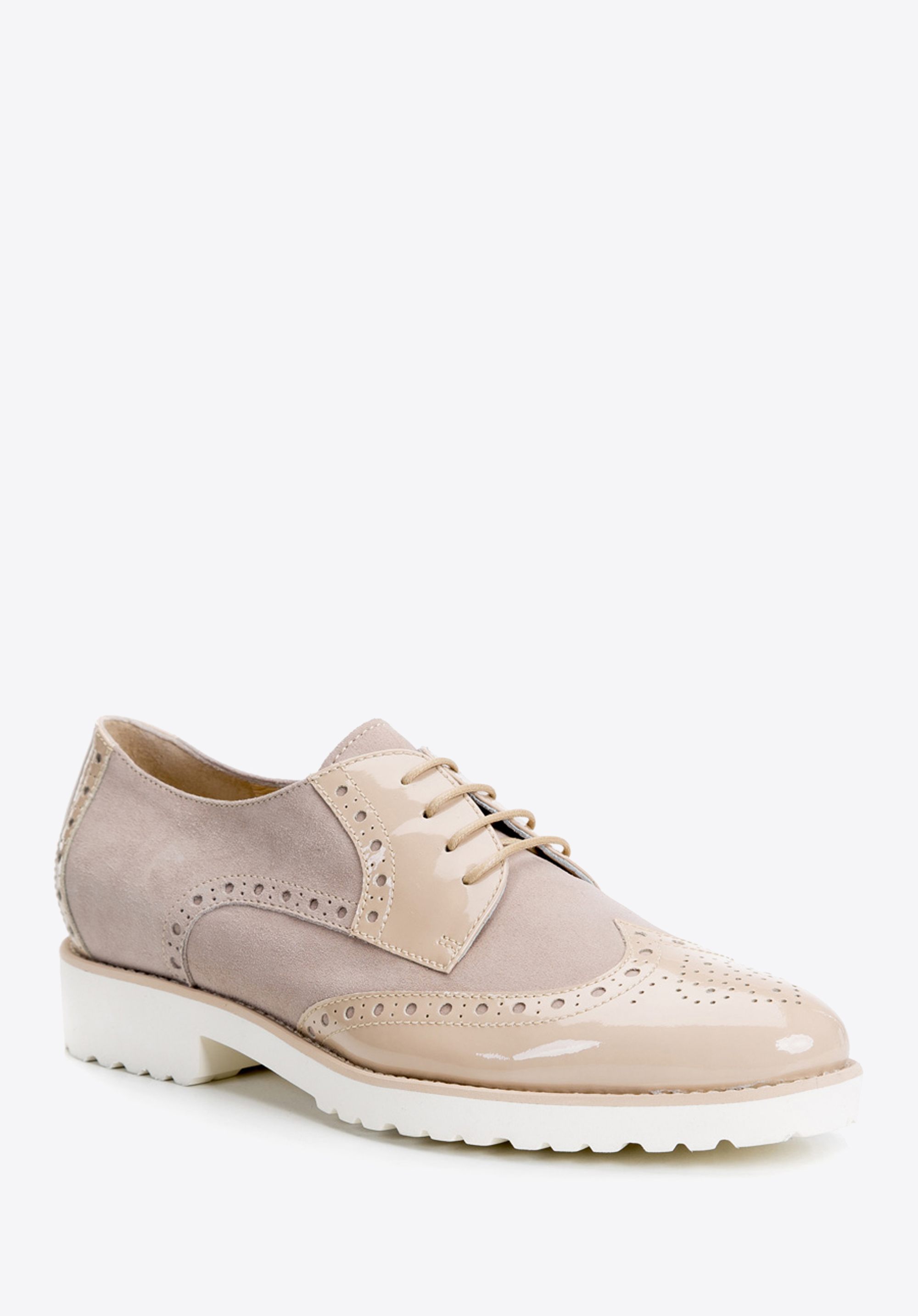SCHNÜRSCHUH, beige, 84-D-105-9-40, Bild 1