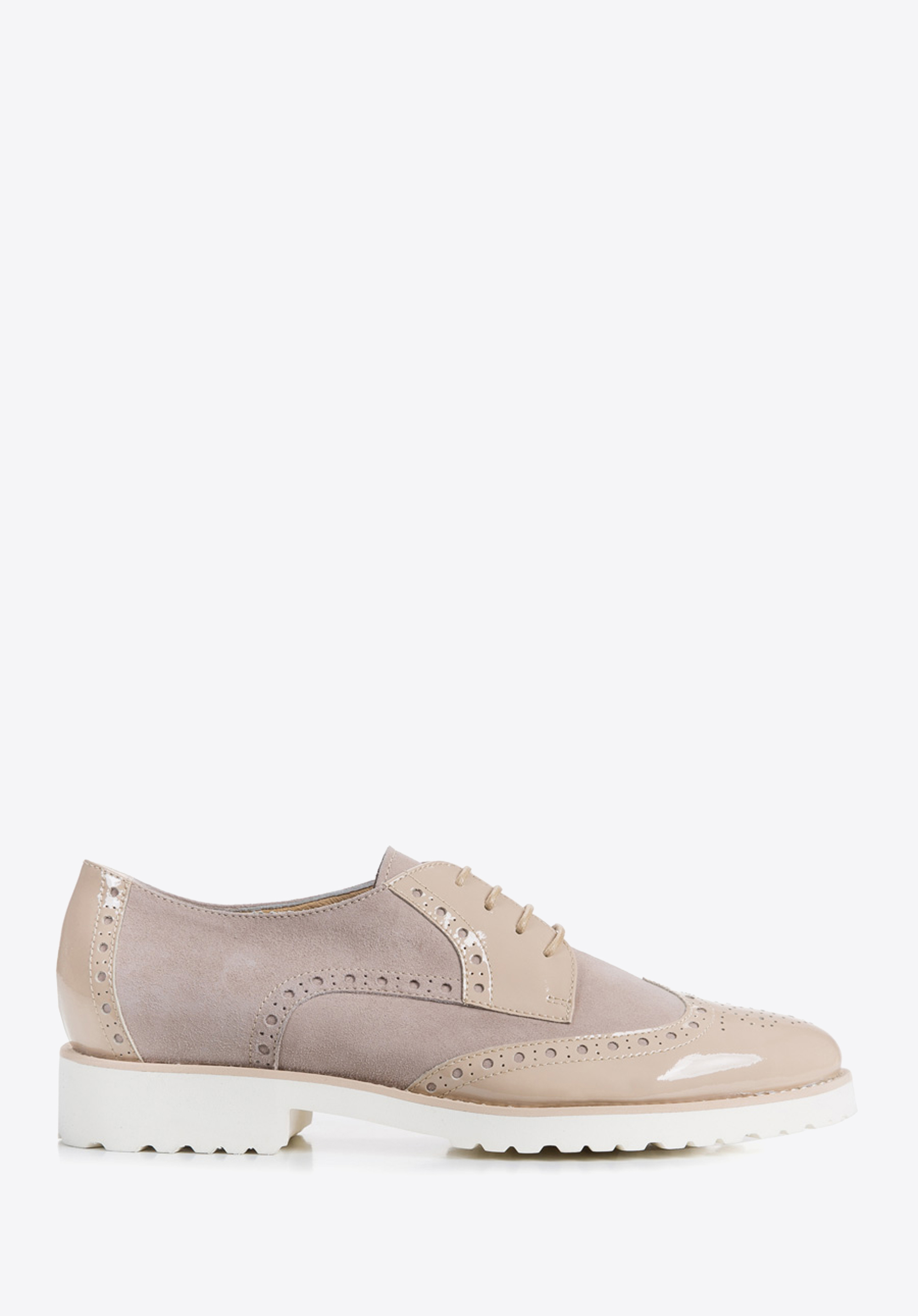 SCHNÜRSCHUH, beige, 84-D-105-9-40, Bild 1