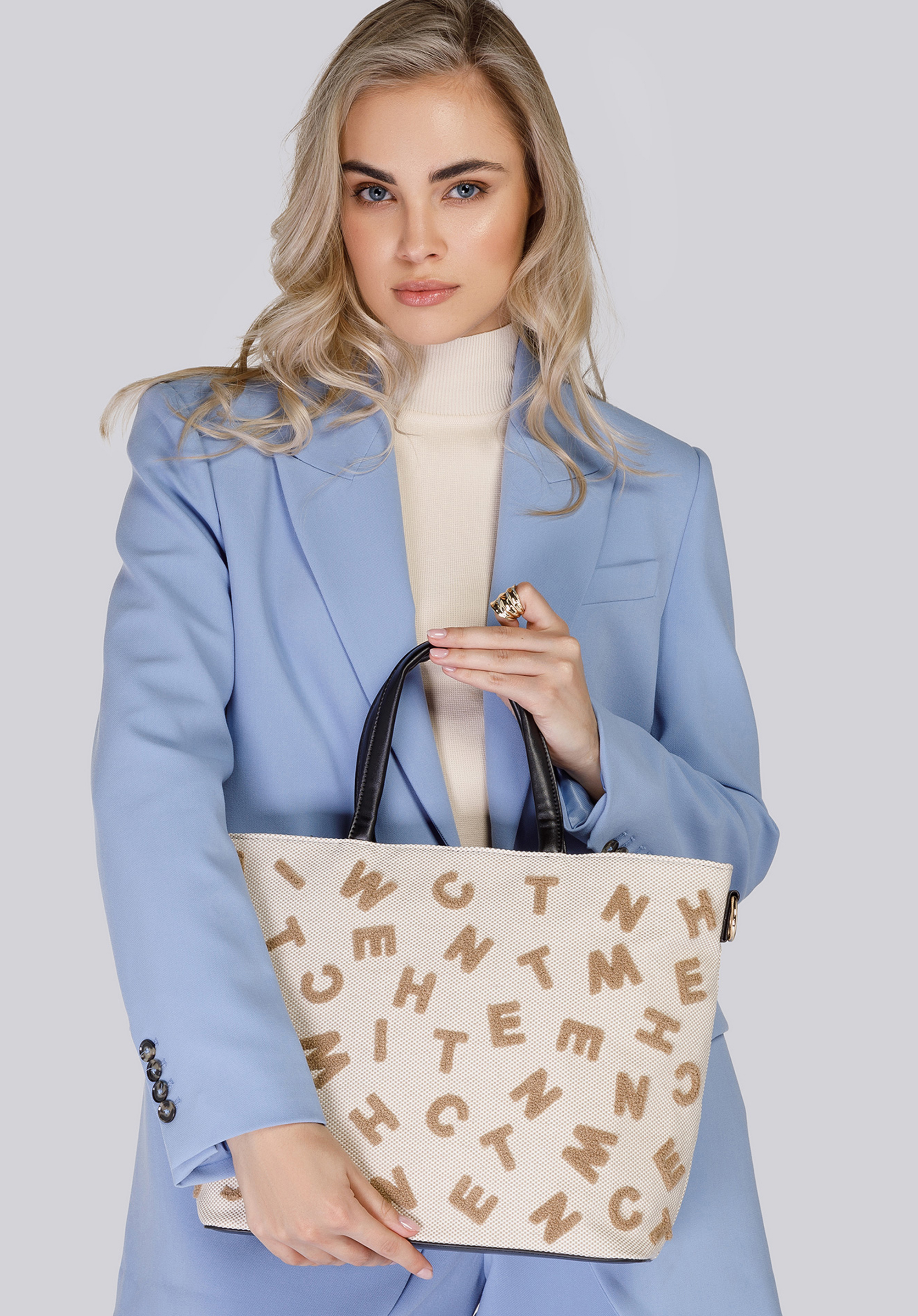 Shopper-Tasche aus Leinen