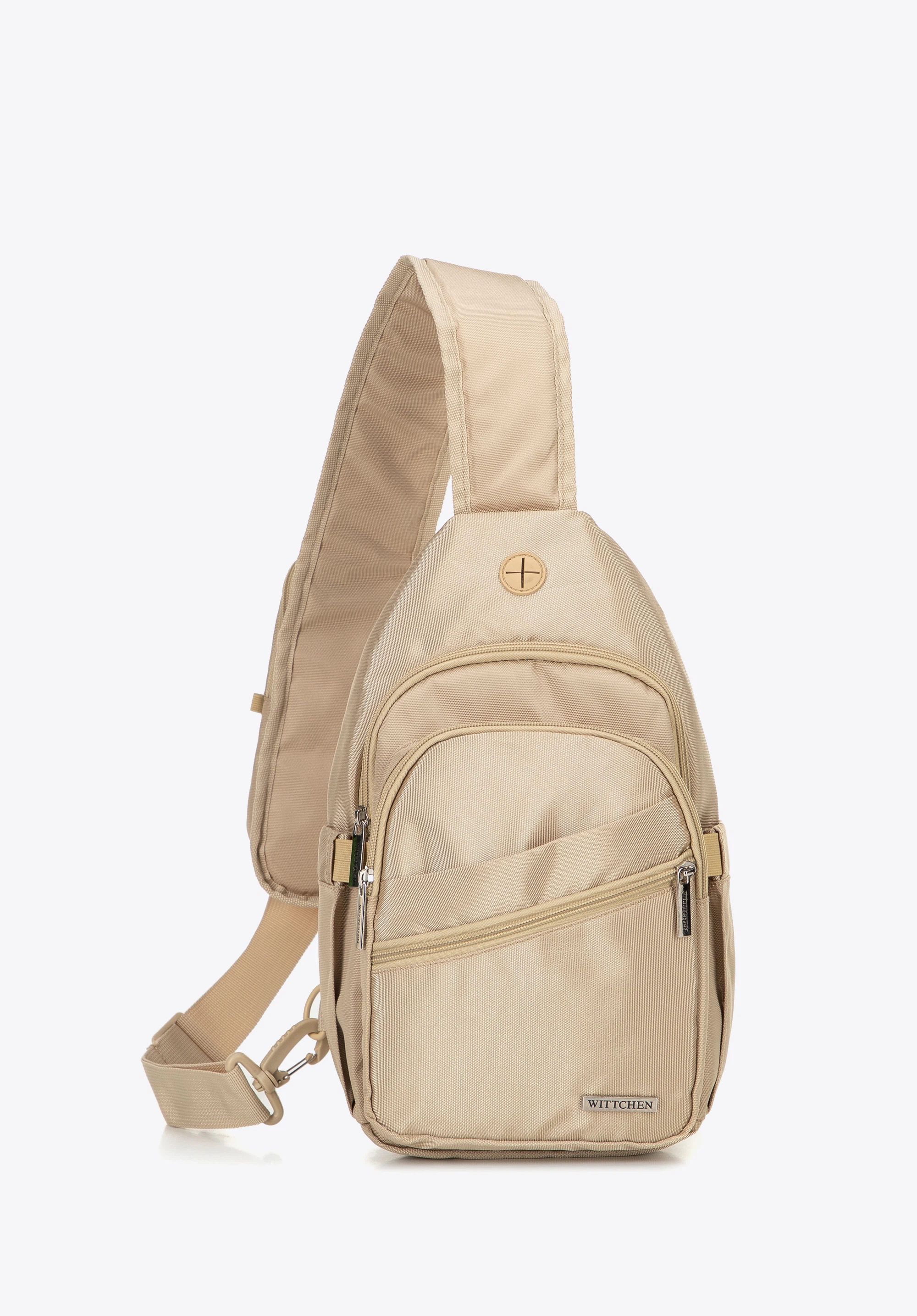 Sling-Rucksack aus Polyester, beige, 29-3P-001-87, Bild 1