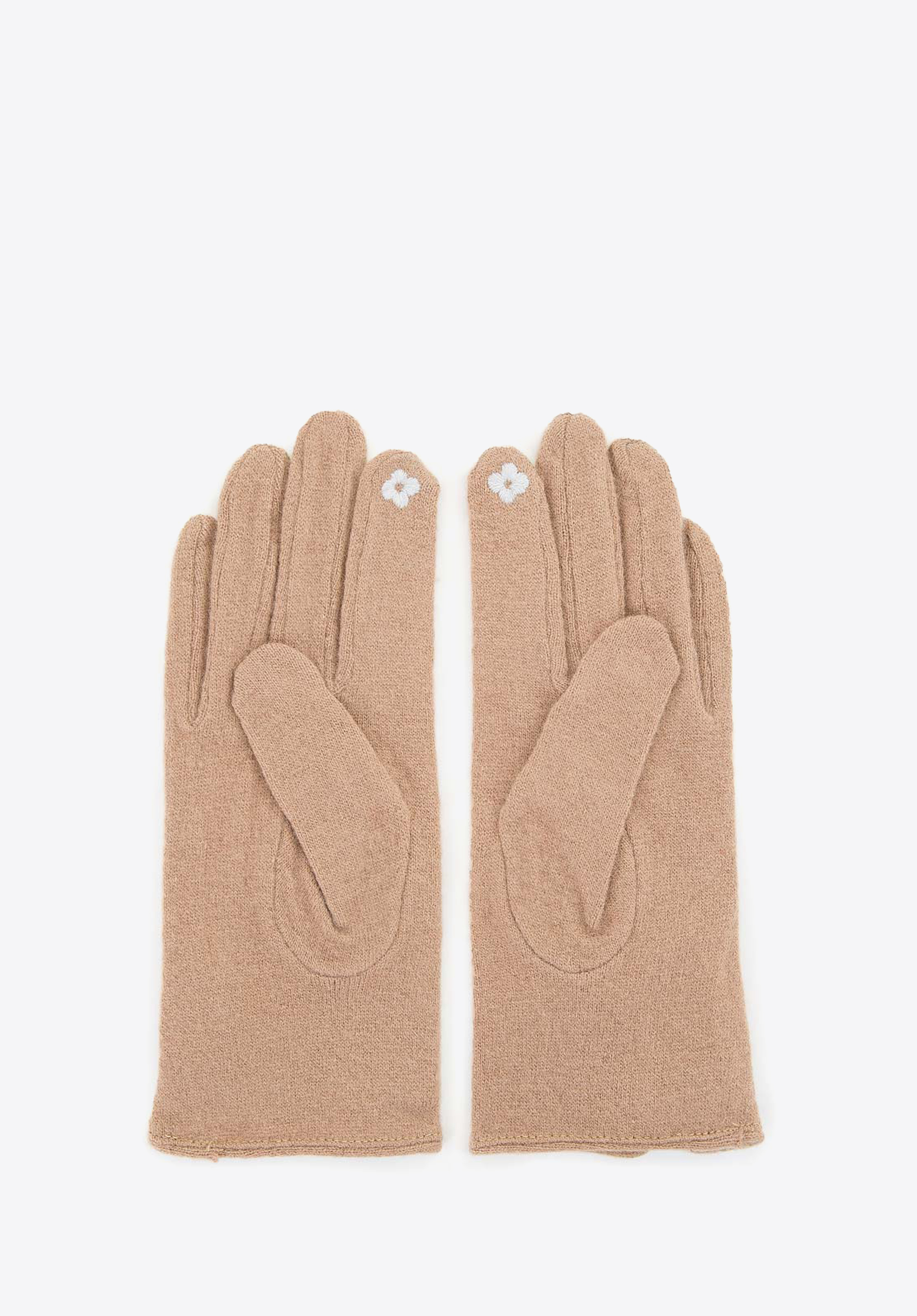 TOUCHSCREEN-HANDSCHUHE AUS WOLLE, beige, 47-6-X92-5-U, Bild 1