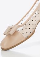 Transparente Pumps mit Schleife, beige, 96-D-516-9-38, Bild 9