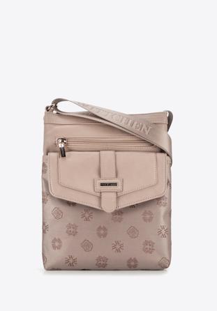 UMHÄNGETASCHE MIT LOGO, beige, 29-4L-302-99, Bild 1