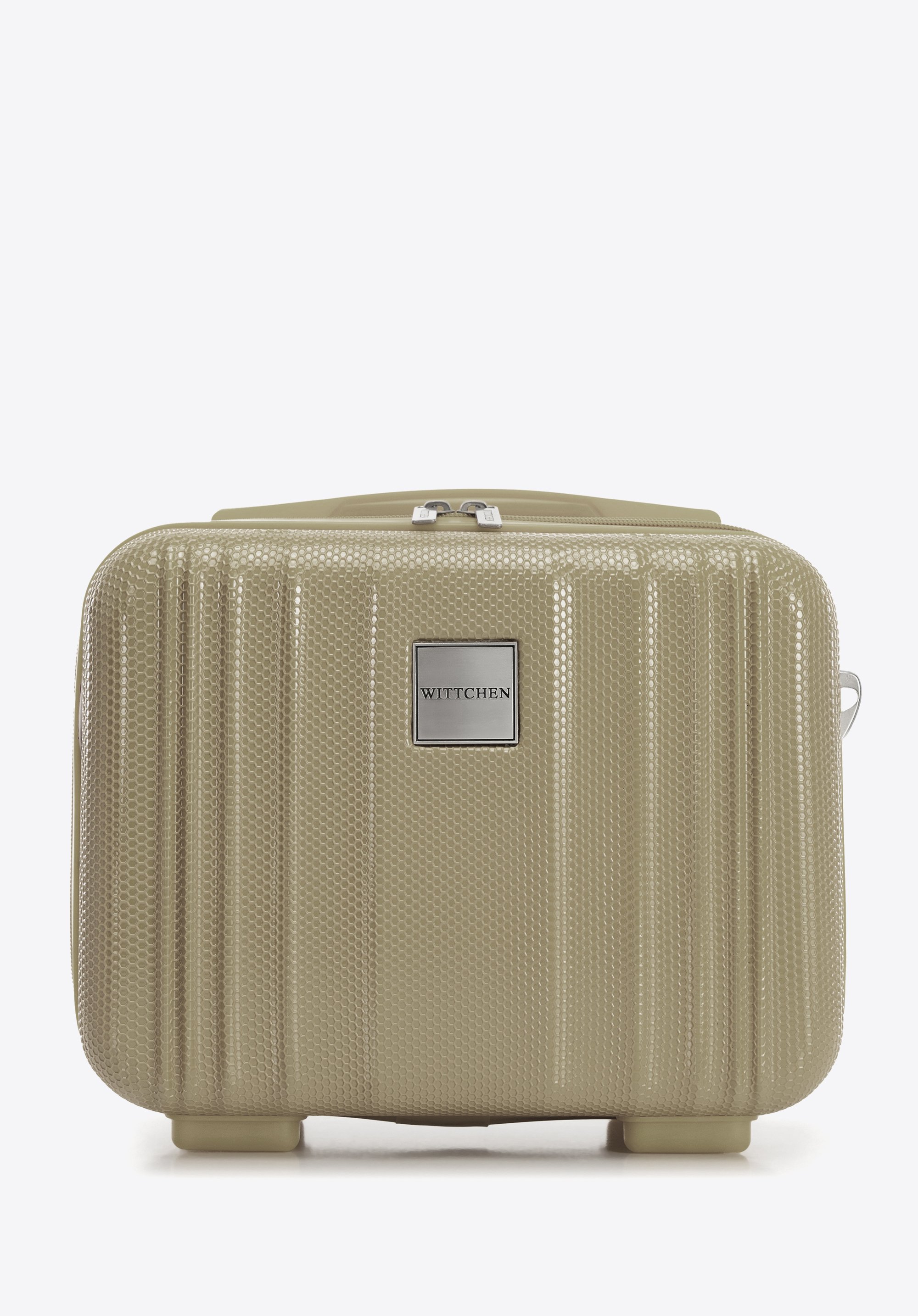 Kosmetiktasche aus Polycarbonat, beigegrau, 56-3P-304-86, Bild 1