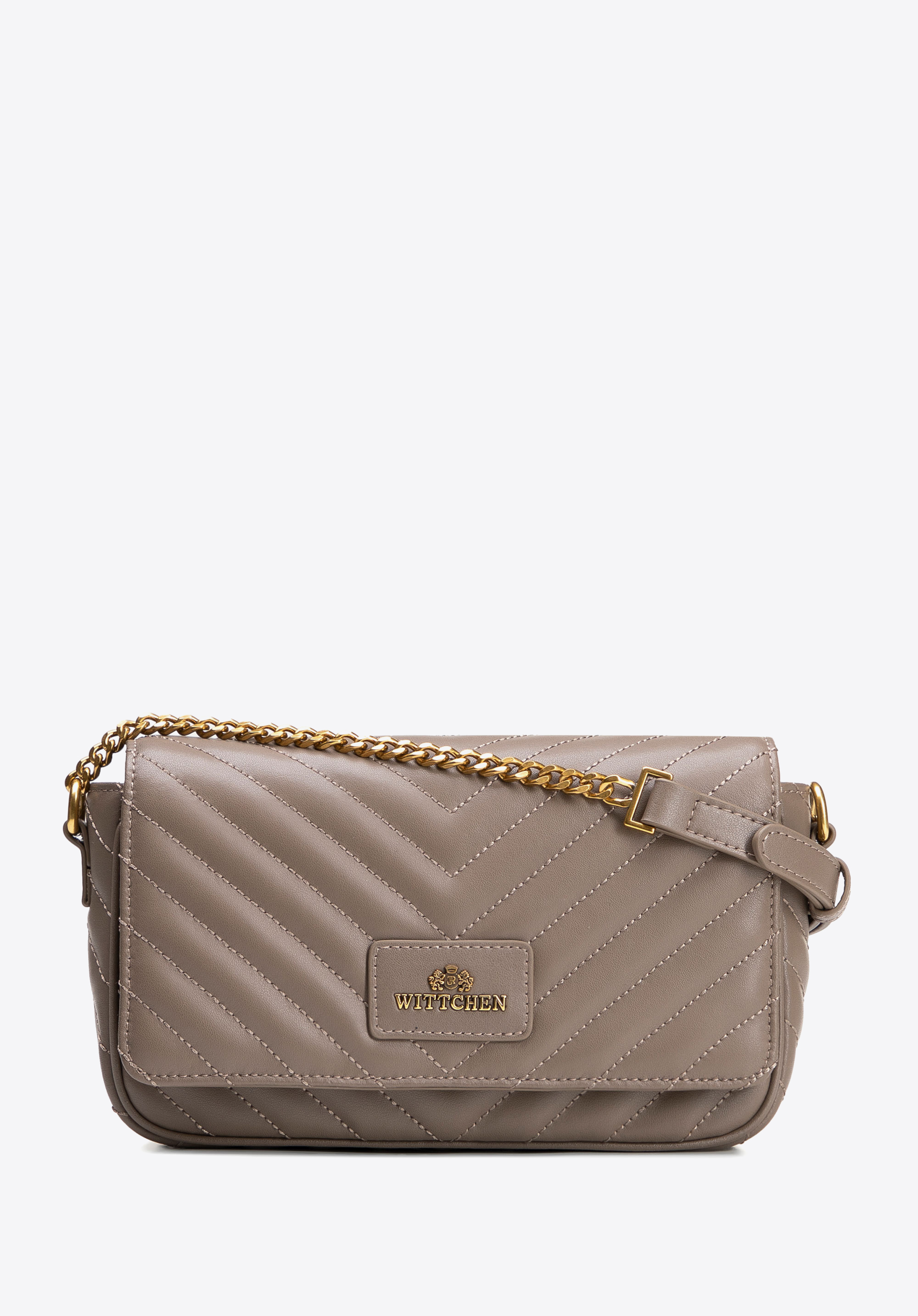 Geantă crossbody pentru femei cu detalii cusături, bej, 102-4E-204-9, Fotografie 1