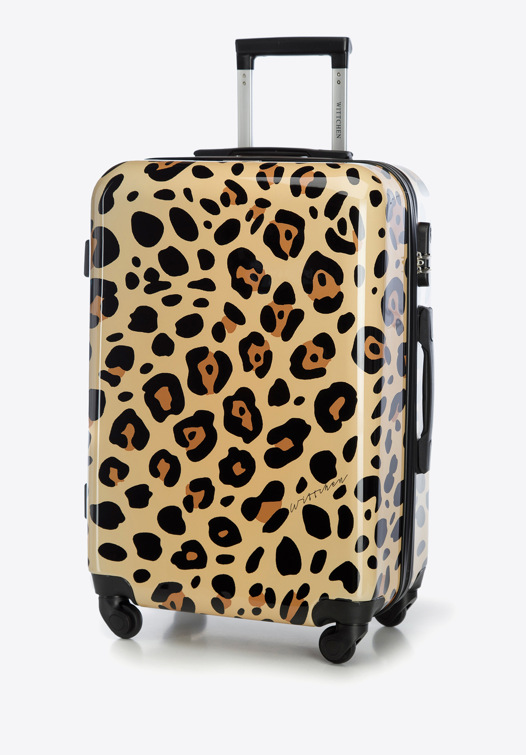 Set de valize ABS cu imprimeu animal print