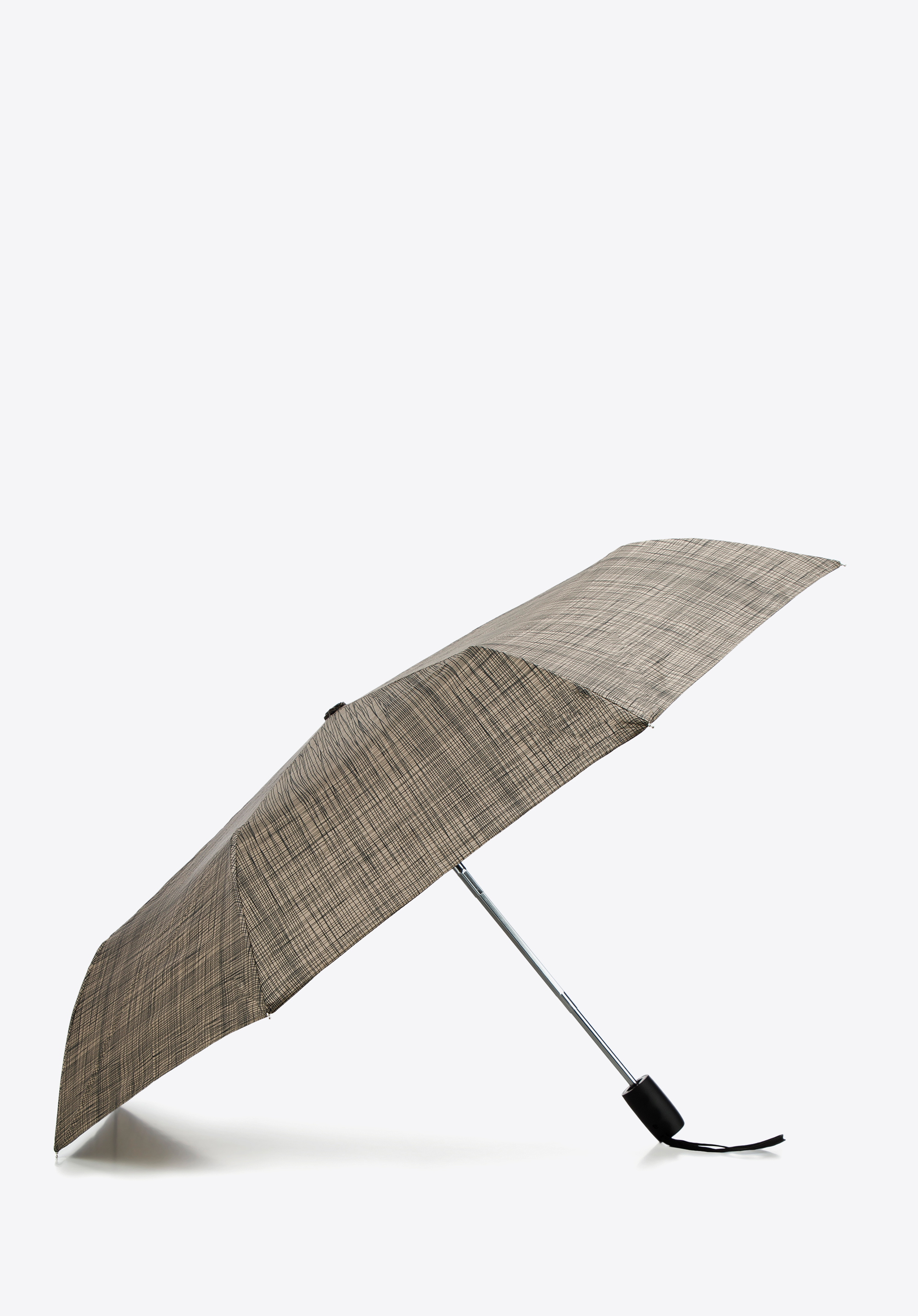 Umbrelă automată pentru doamne, bej - negru, PA-7-172-X6, Fotografie 1