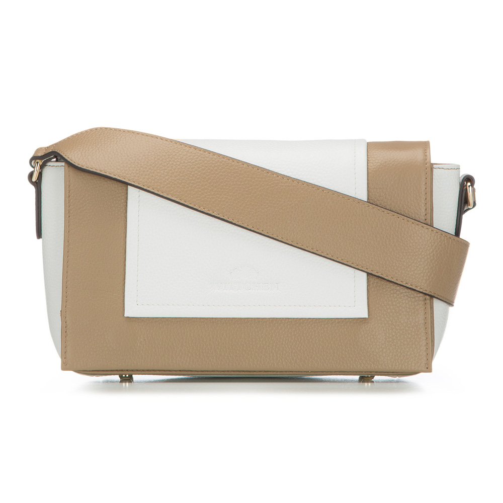 

Сумка женская, Бежево - белый