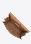 Dámská kabelka z hladké ekologické kůže s přezkou s krystaly, béžová, 98-4Y-026-PP, Obrázek 3