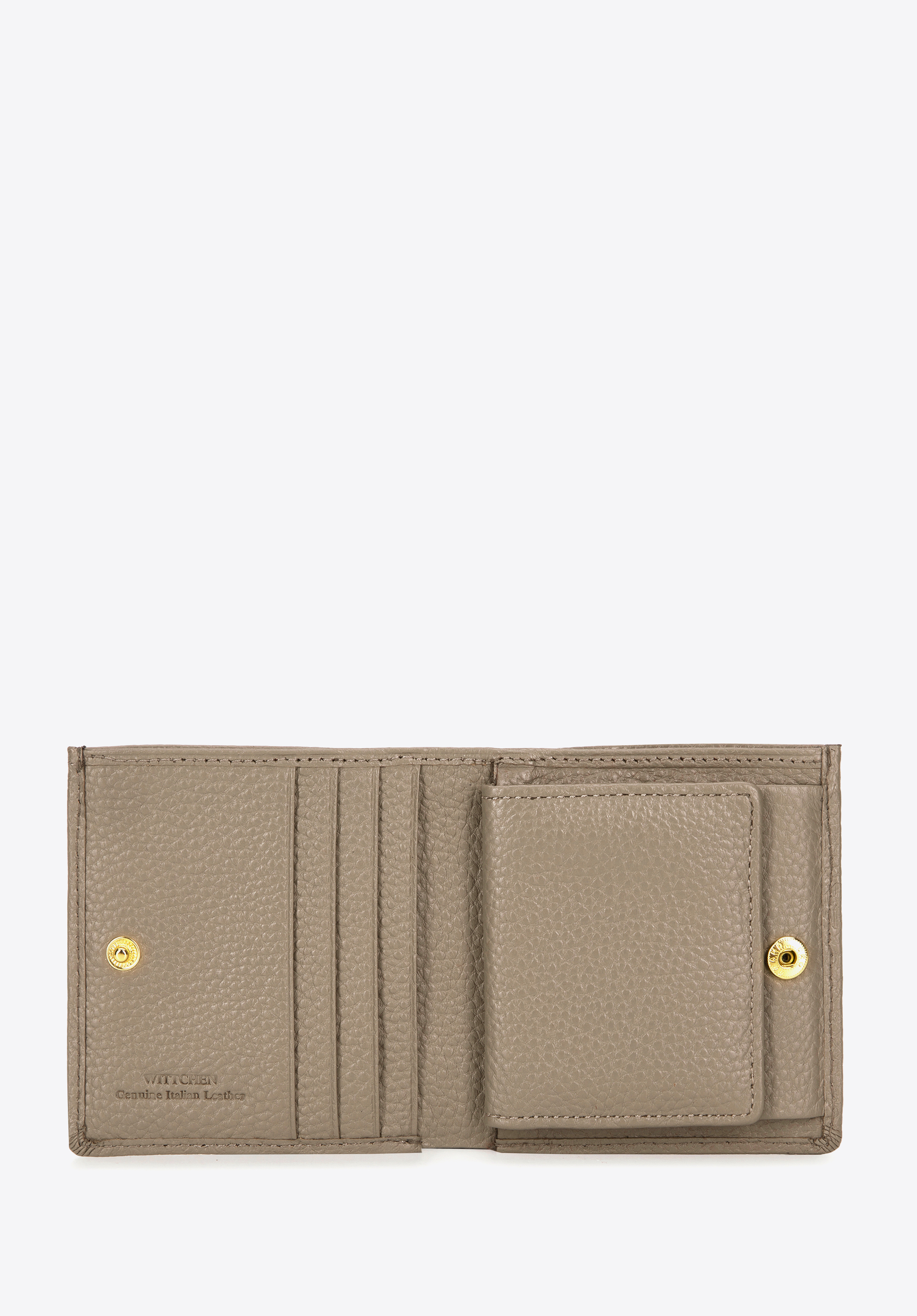 Dámska malá embosovaná kožená peňaženka, béžová, 99-1E-363-8, Obrázok 1