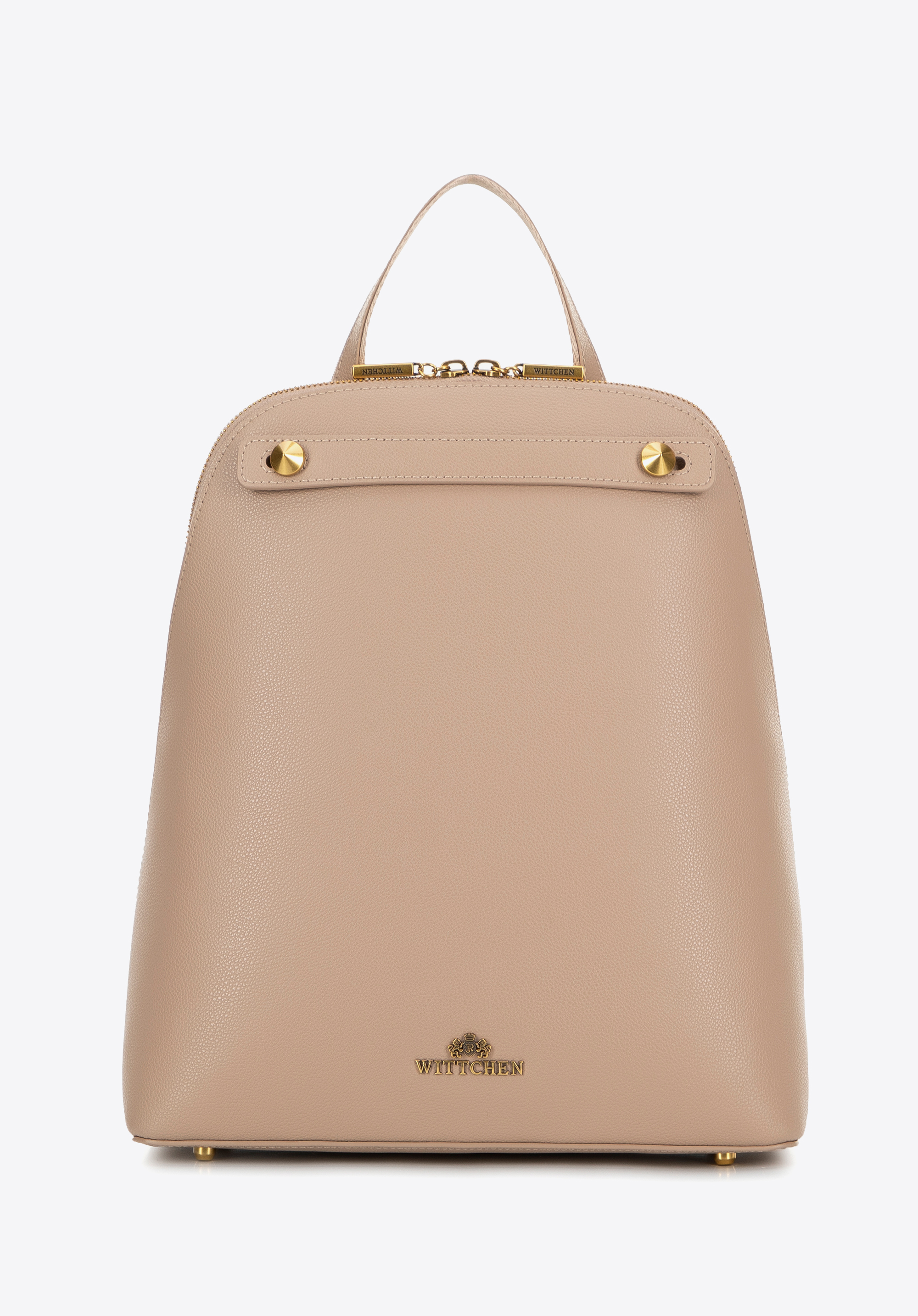 Dámský kožený batoh, béžová, 100-4E-601-9, Obrázek 1