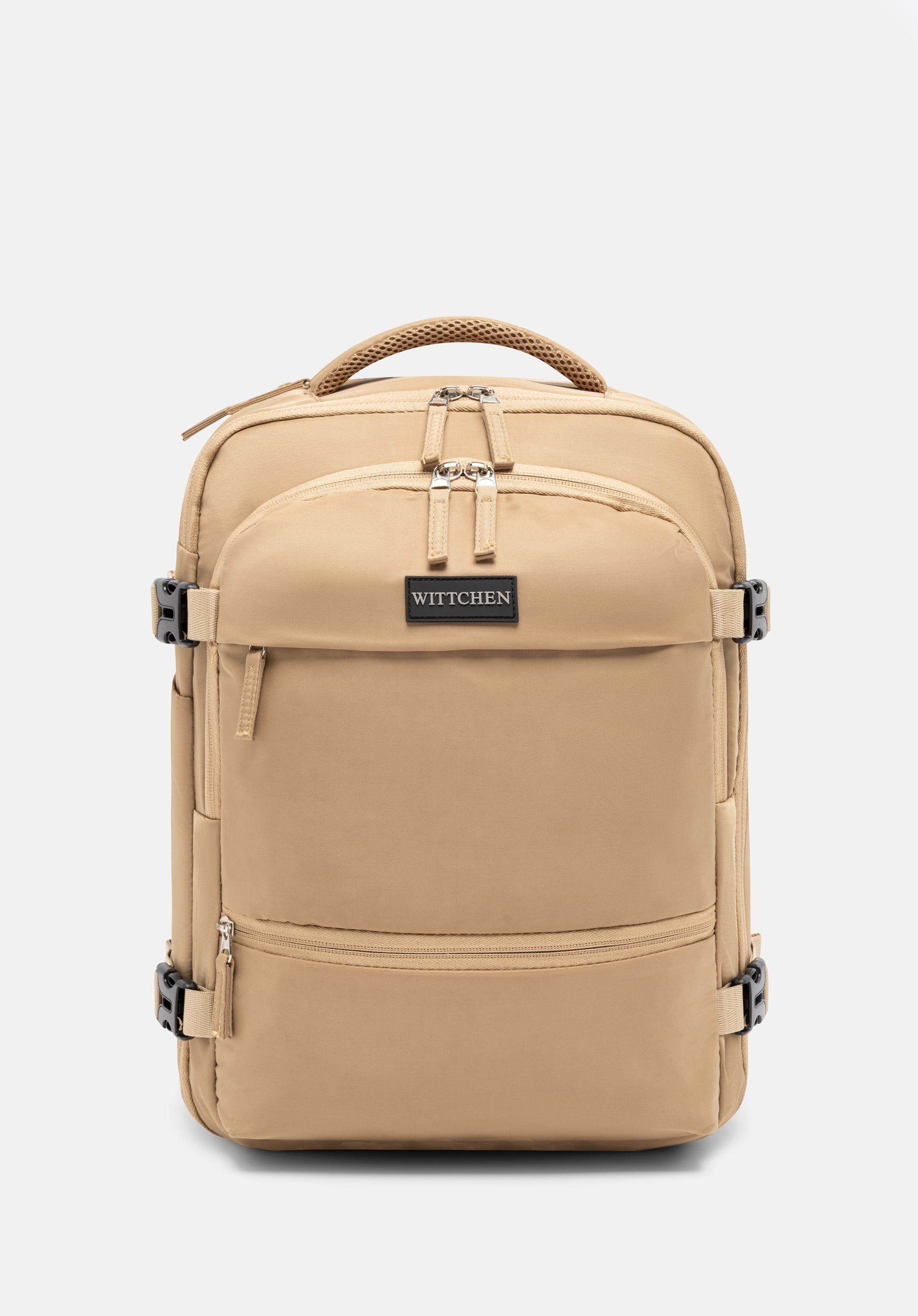 Multifunkční, rozšiřitelný batoh do letadla, béžová, 56-3S-018-87, Obrázek 1