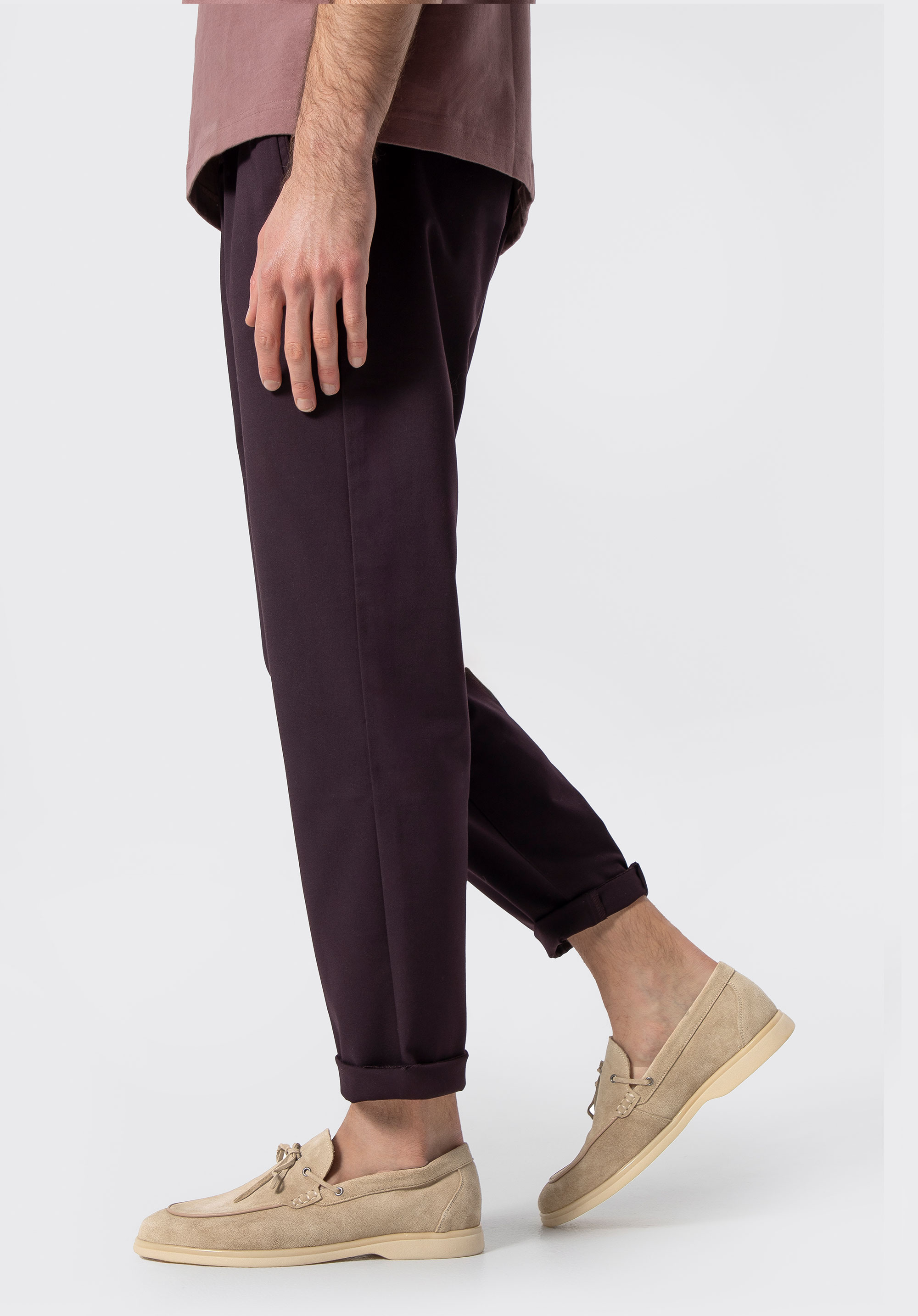 Pánske semišové mokasíny, béžová, 100-M-502-9-44, Obrázok 1