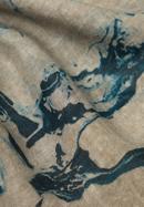Dámský šátek, béžově - modrá, 97-7D-X15-X1, Obrázek 4