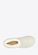 Dámské semišové kotníkové boty s vlnou, béžově šedá, 97-D-850-1-37, Obrázek 5