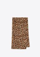 Dámský šátek s drobným leopardím potiskem, béžovo hnědá, 98-7D-X08-X2, Obrázek 1