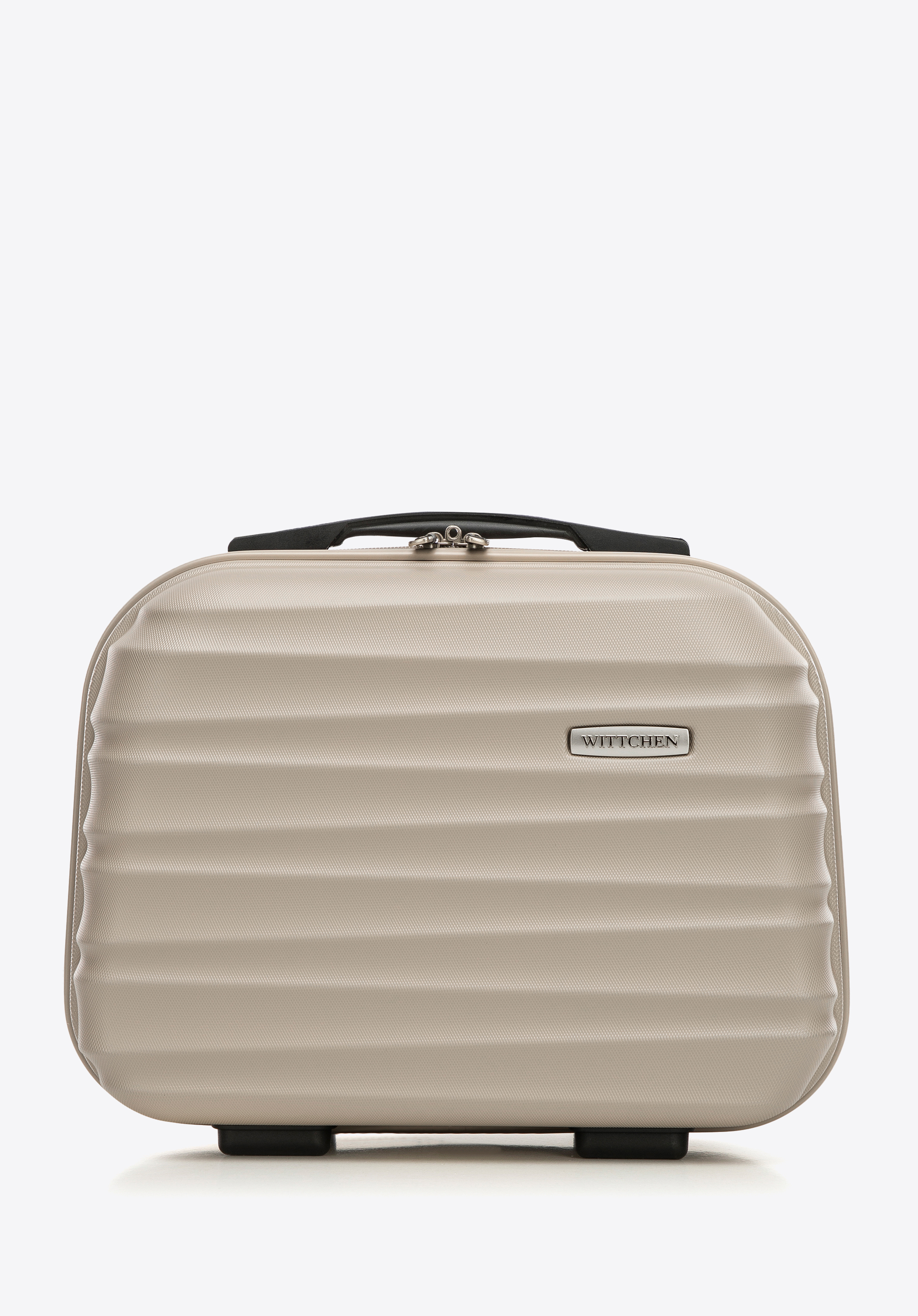 ABS bordázott kozmetikai táska, bézs, 56-3A-314-86, Fénykép 1