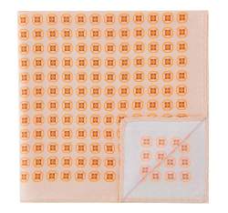 Selyemzsebkendő négyzet, bézs-narancs, 92-7P-001-X4, Fénykép 1
