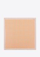 Selyemzsebkendő négyzet, bézs-narancs, 92-7P-001-X5, Fénykép 2