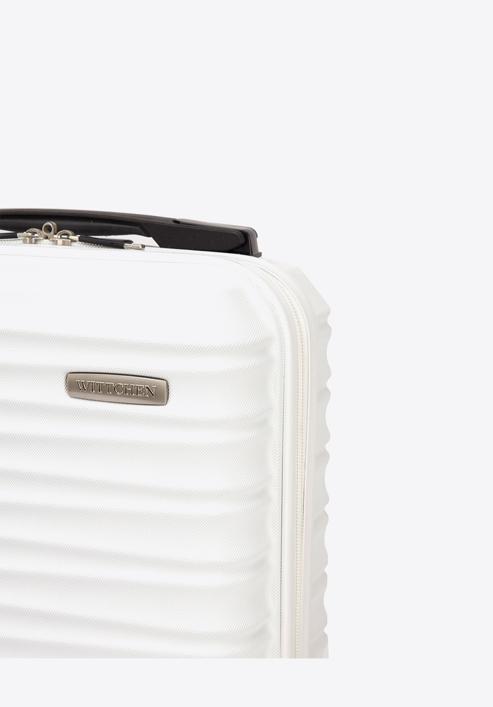 Kabinový kufr, bílá, 56-3A-315-91, Obrázek 8