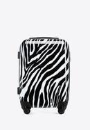 Kabinový cestovní kufr, bílo-černá, 56-3A-641-85, Obrázek 1