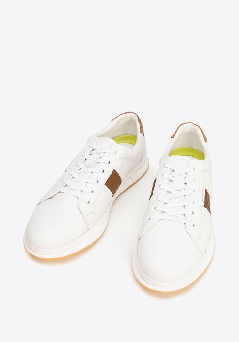 Panské boty, bílo-hnědá, 92-M-510-0-44, Obrázek 4