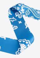 Dámský hedvábný šátek, bílo-modrá, 97-7T-001-X15, Obrázek 3