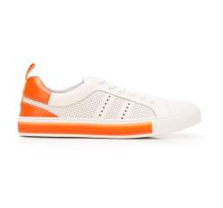 Pánské boty, bílo-oranžová, 92-M-901-O-39, Obrázek 1