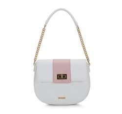 Dámská kabelka, bílo-růžová, 94-4Y-629-0, Obrázek 1